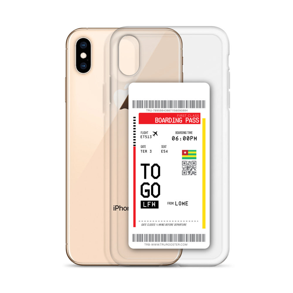 Togo Transit Boarding Pass iPhone Case