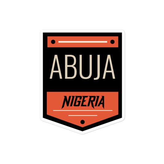 Abuja Nigeria Capital Stickers