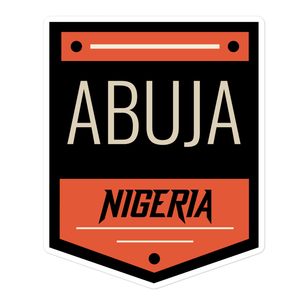 Abuja Nigeria Capital Stickers