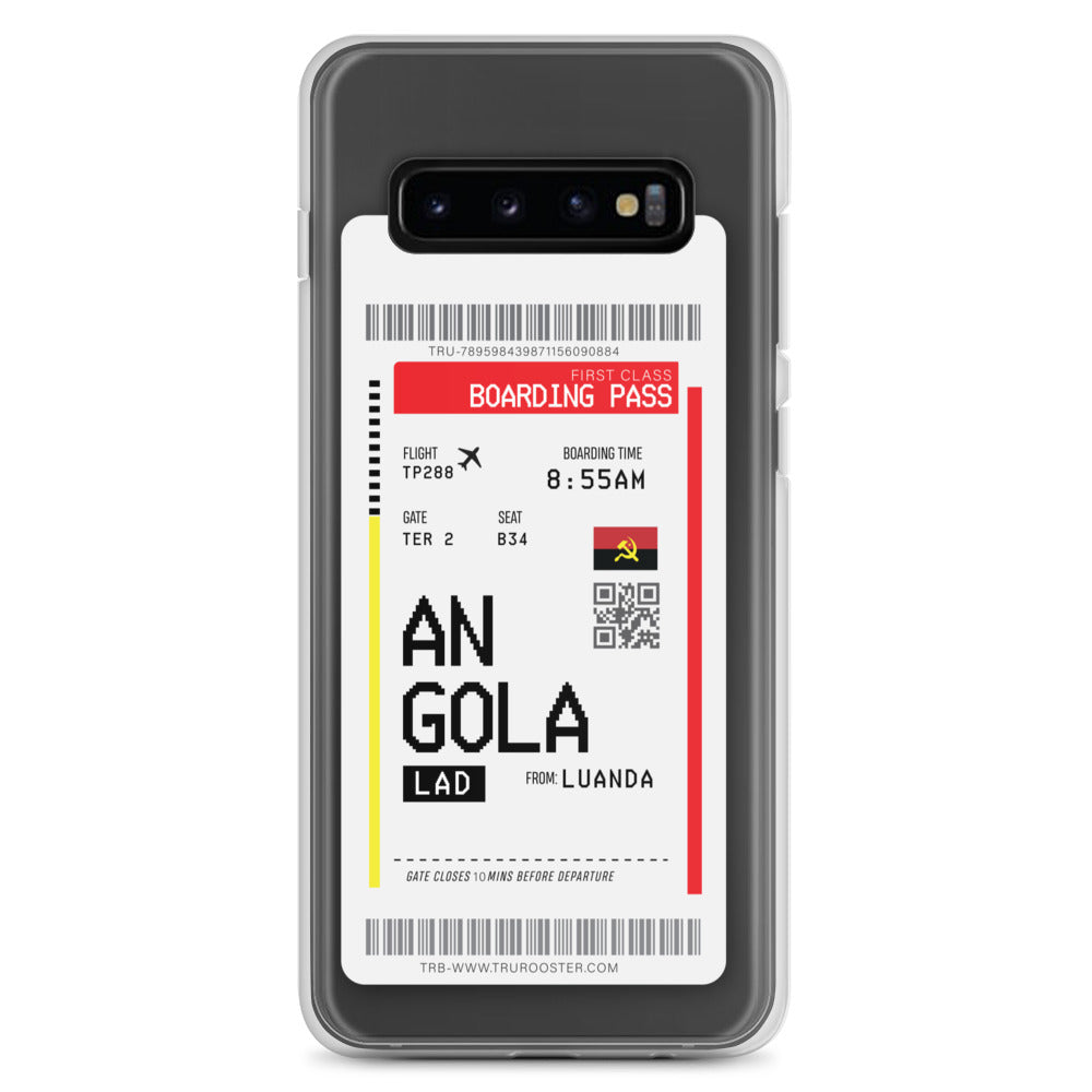 Angola Transit Boarding Pass Samsung Case