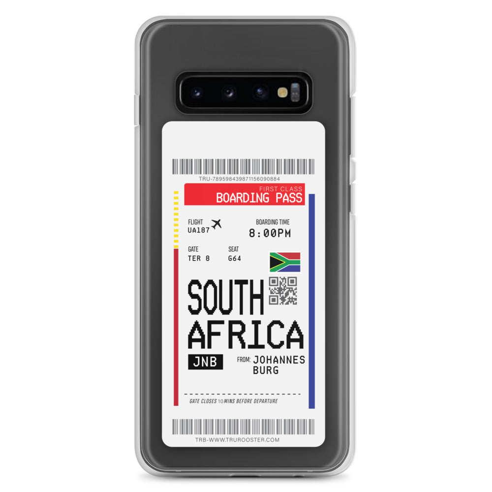 South Africa Transit Boarding pass Samsung Case