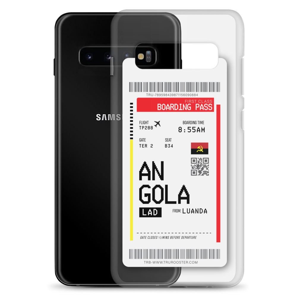 Angola Transit Boarding Pass Samsung Case