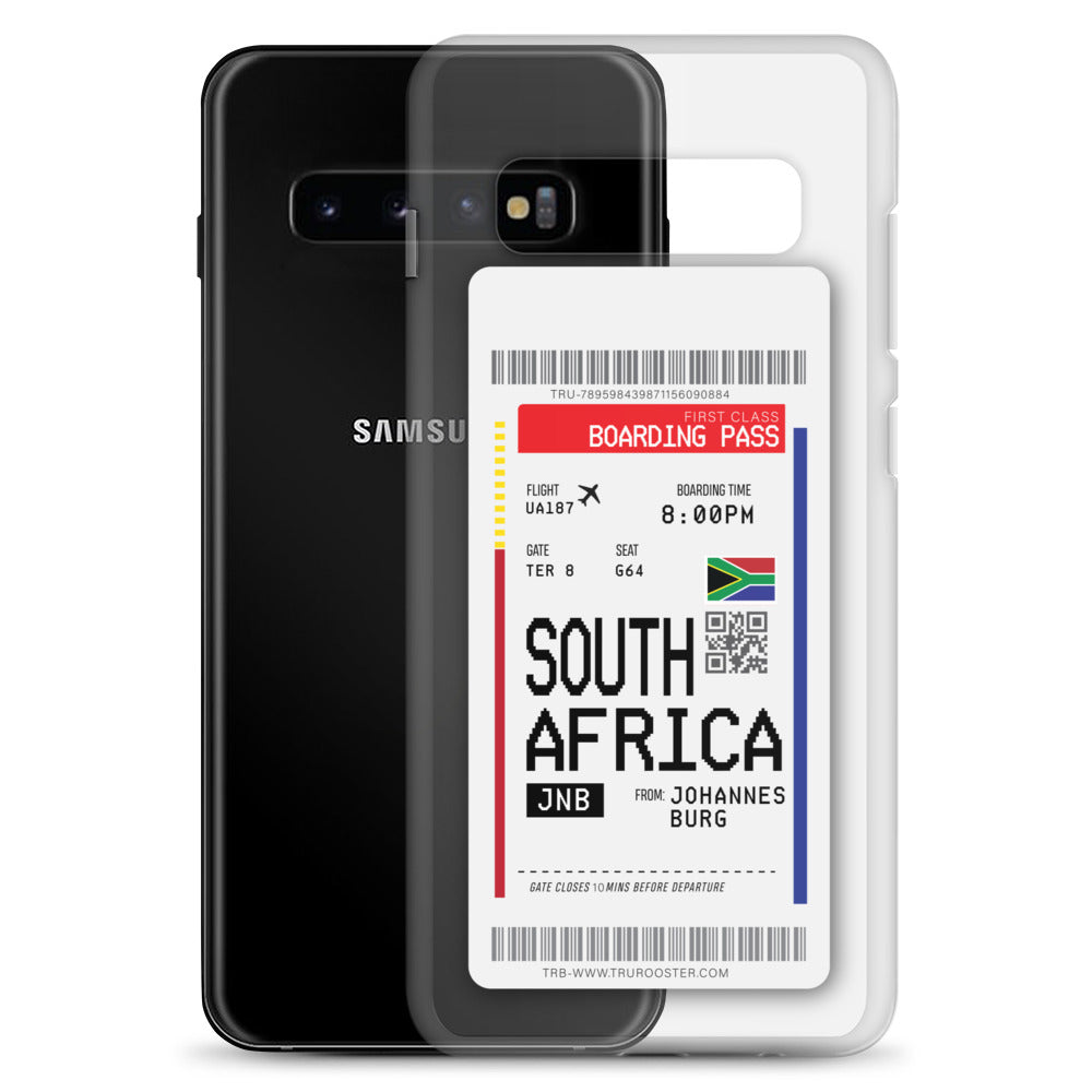 South Africa Transit Boarding pass Samsung Case