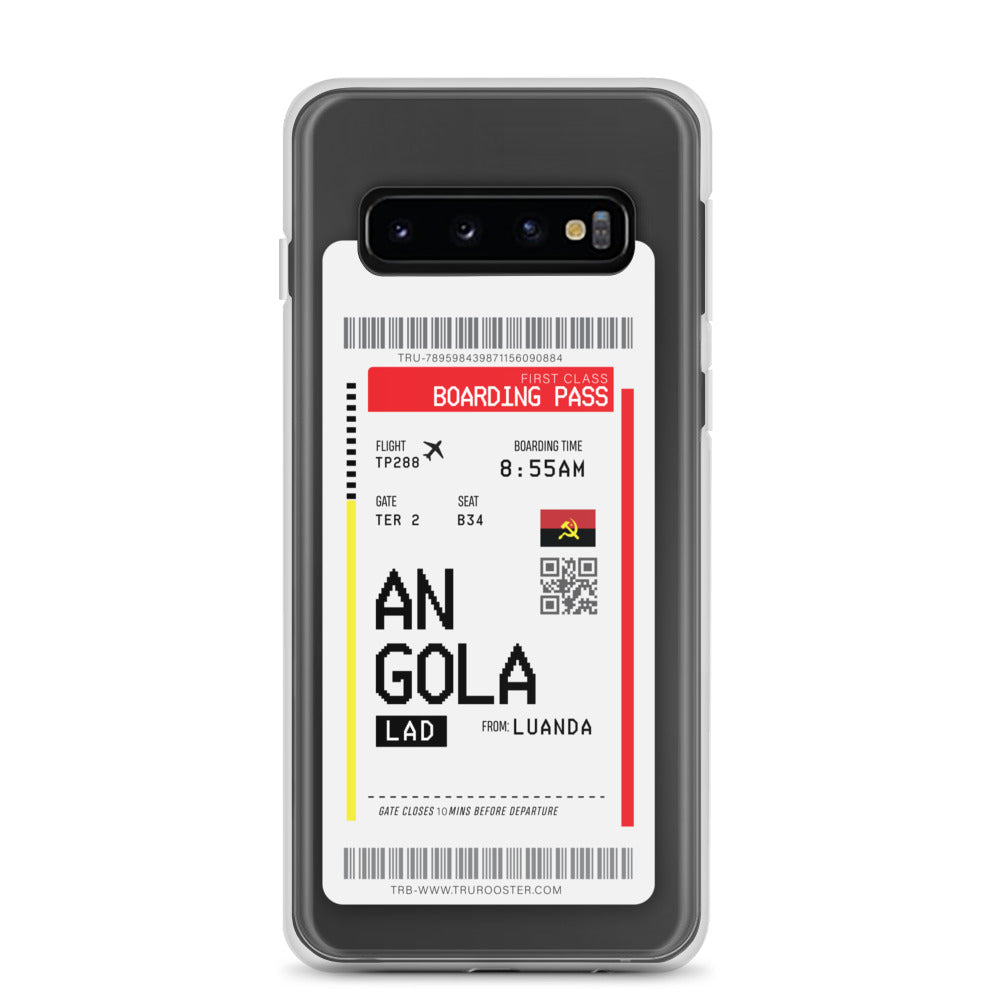 Angola Transit Boarding Pass Samsung Case