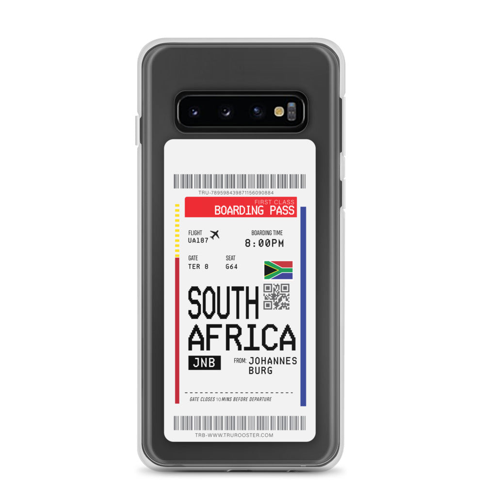 South Africa Transit Boarding pass Samsung Case