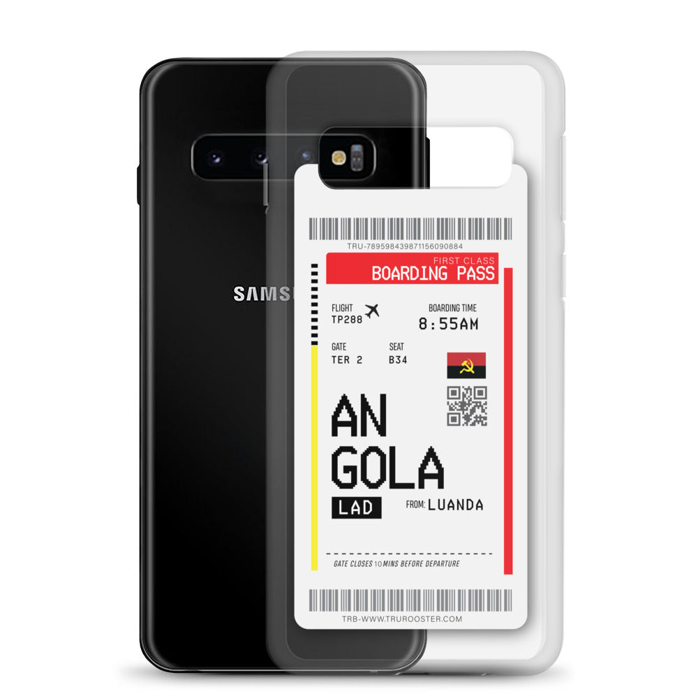 Angola Transit Boarding Pass Samsung Case