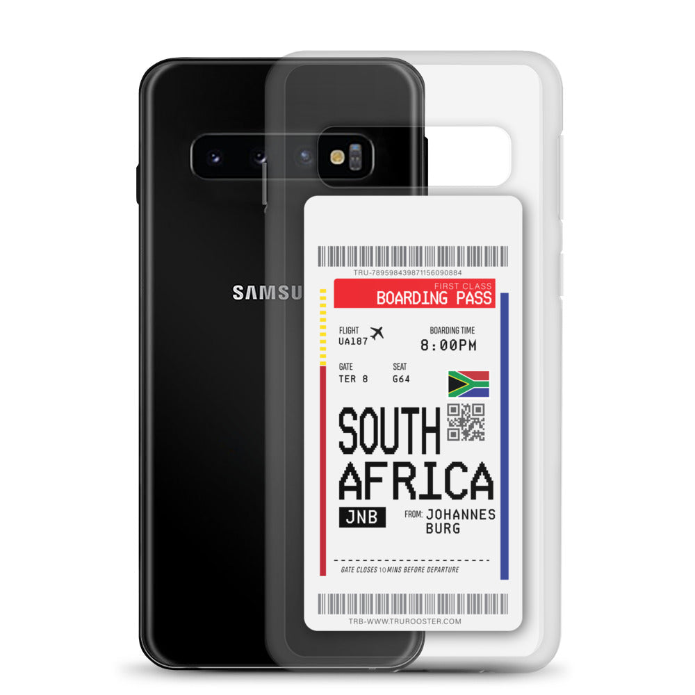 South Africa Transit Boarding pass Samsung Case