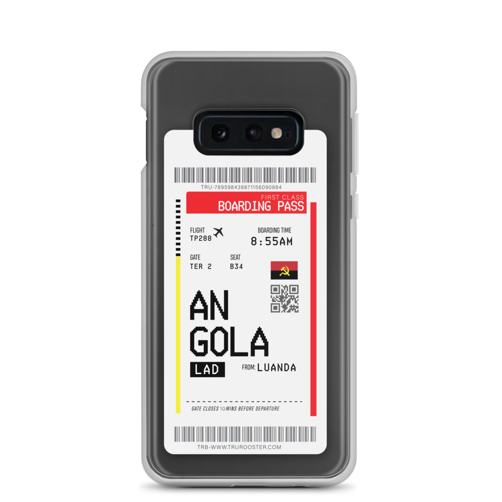 Angola Transit Boarding Pass Samsung Case