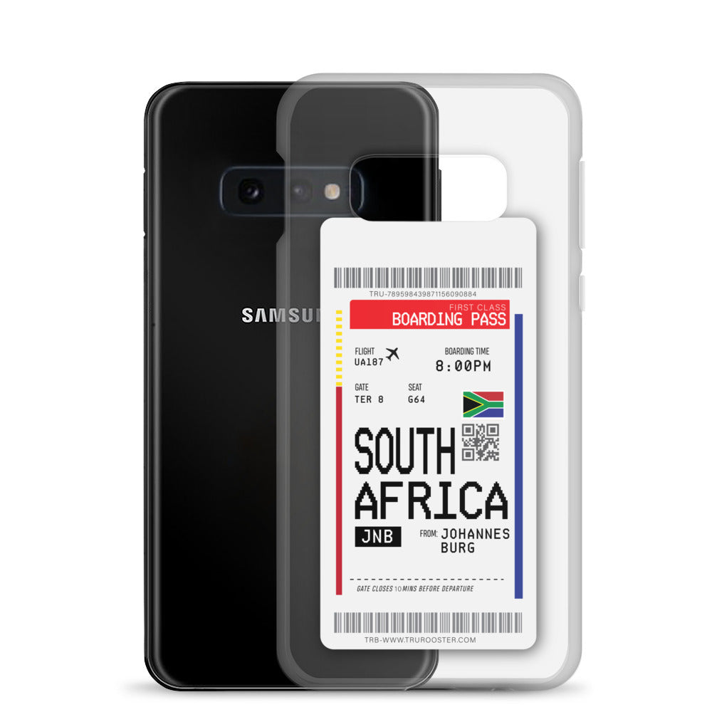 South Africa Transit Boarding pass Samsung Case