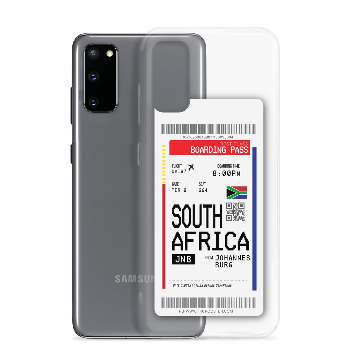 South Africa Transit Boarding pass Samsung Case