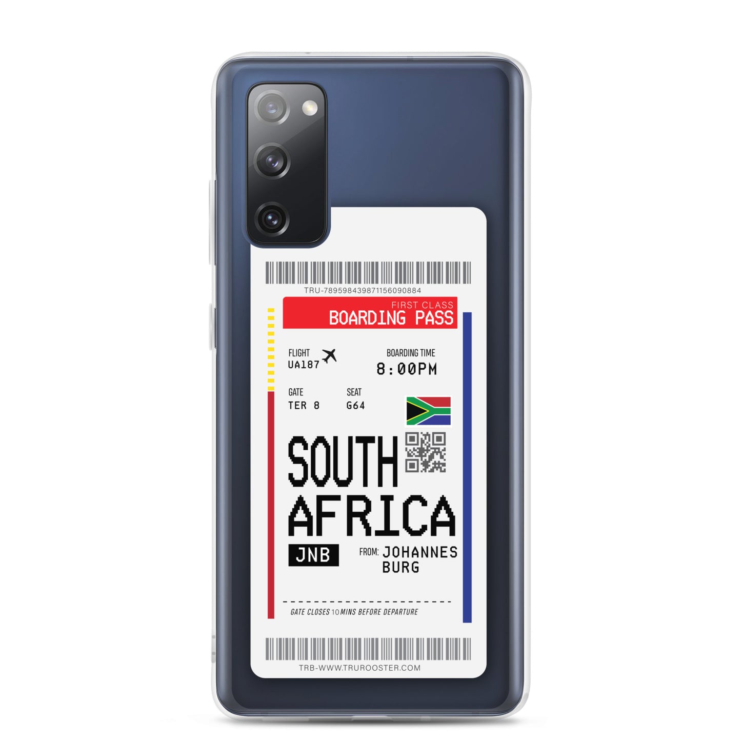 South Africa Transit Boarding pass Samsung Case
