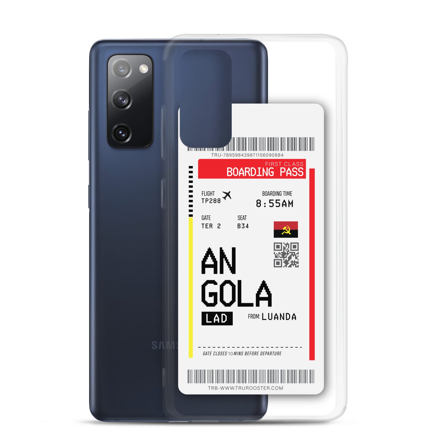 Angola Transit Boarding Pass Samsung Case