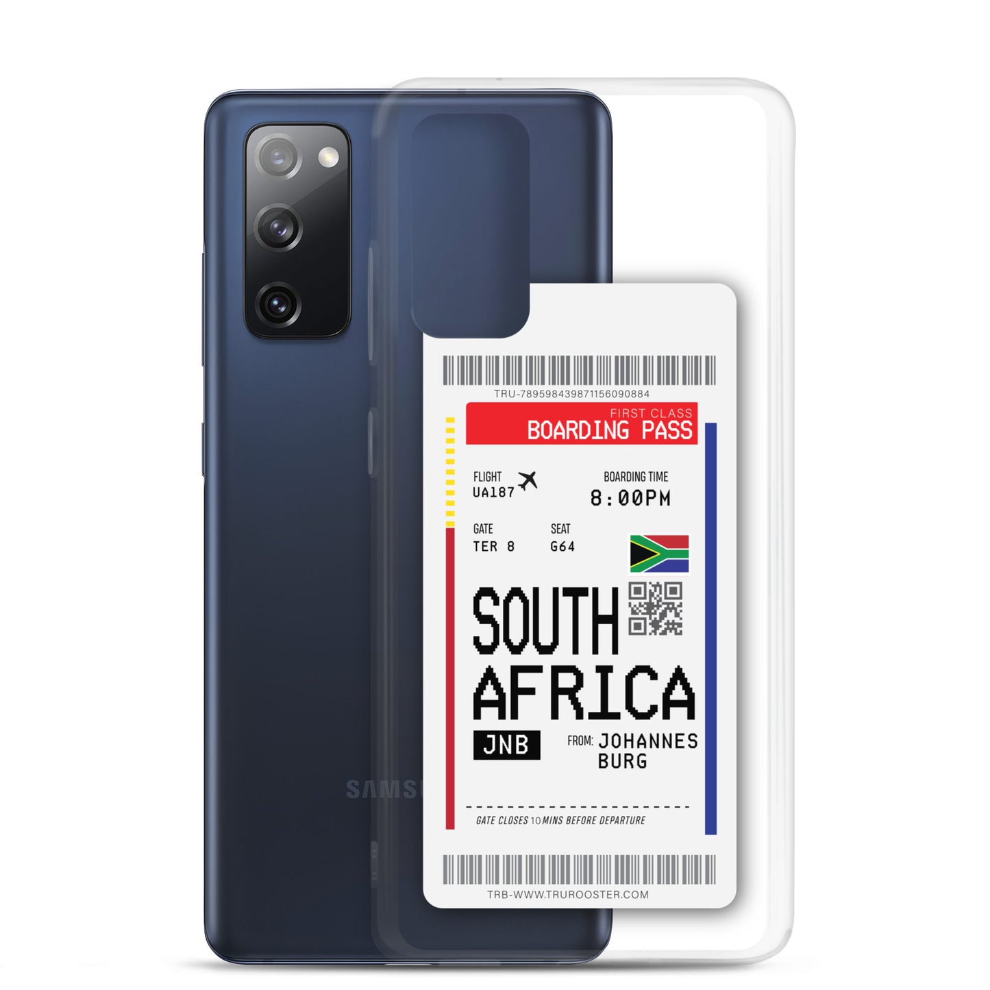 South Africa Transit Boarding pass Samsung Case