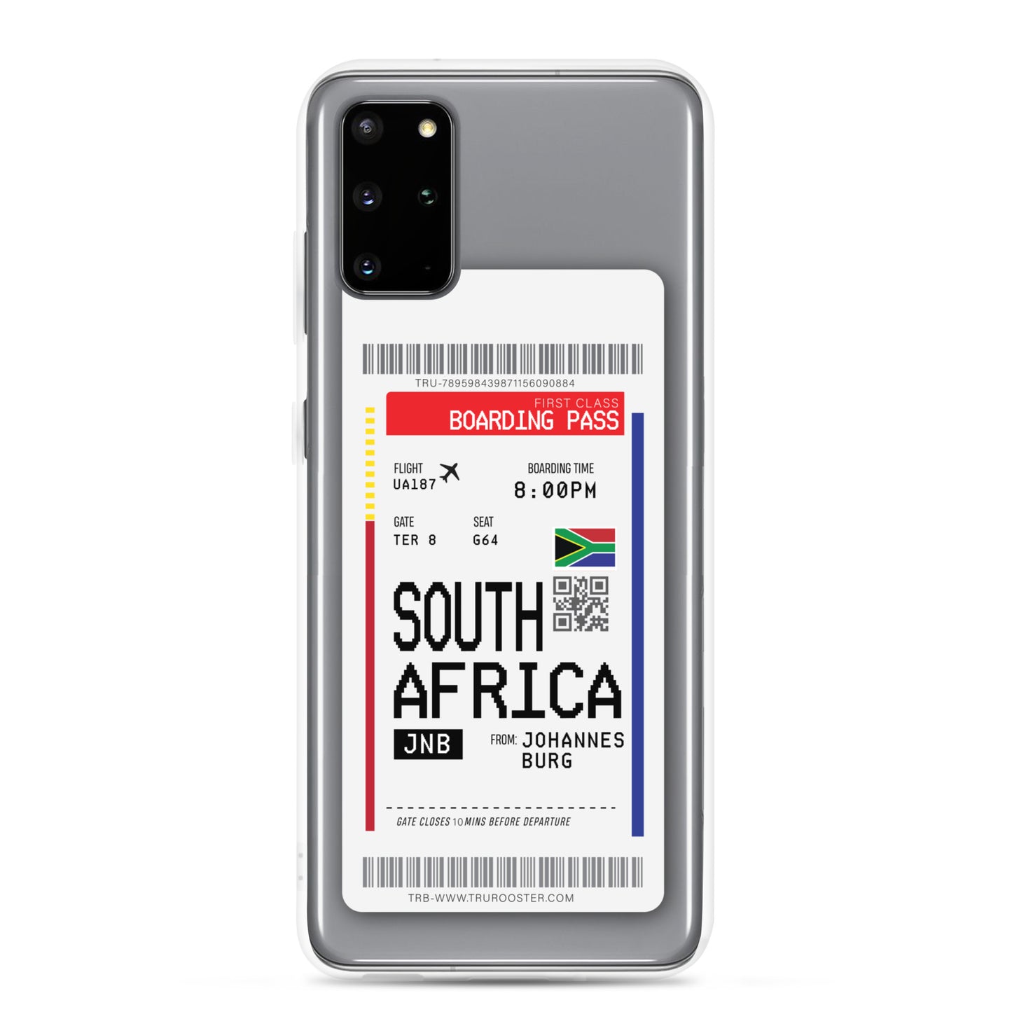 South Africa Transit Boarding pass Samsung Case