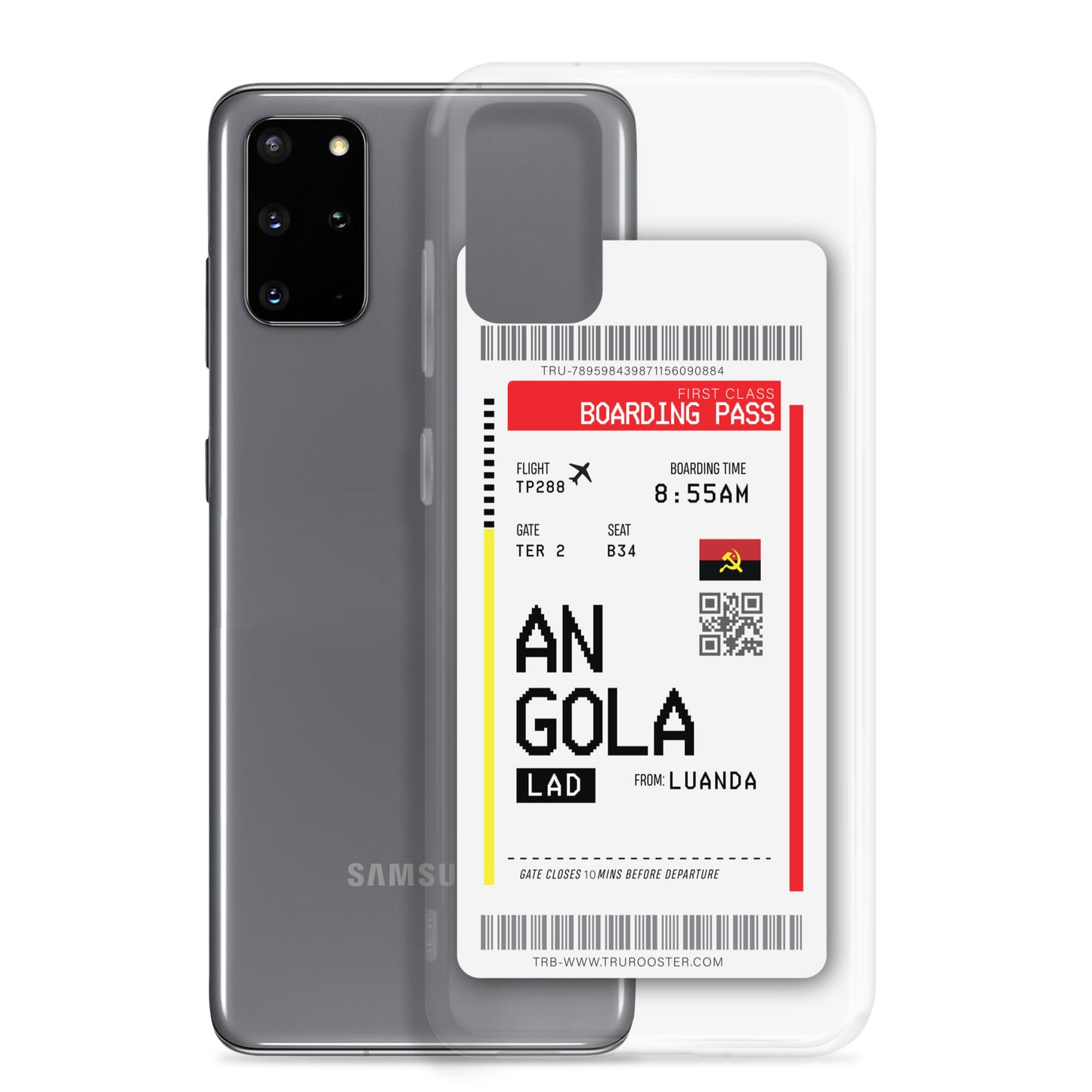 Angola Transit Boarding Pass Samsung Case