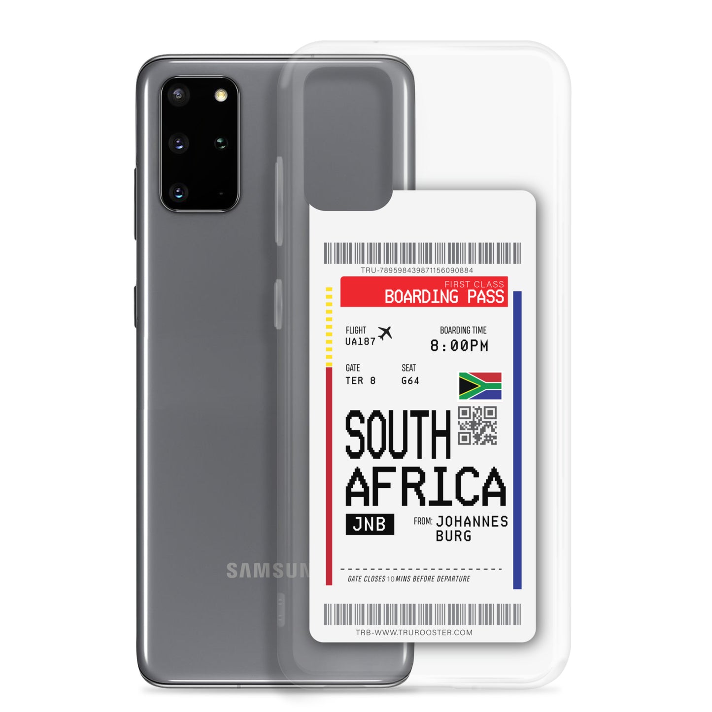 South Africa Transit Boarding pass Samsung Case