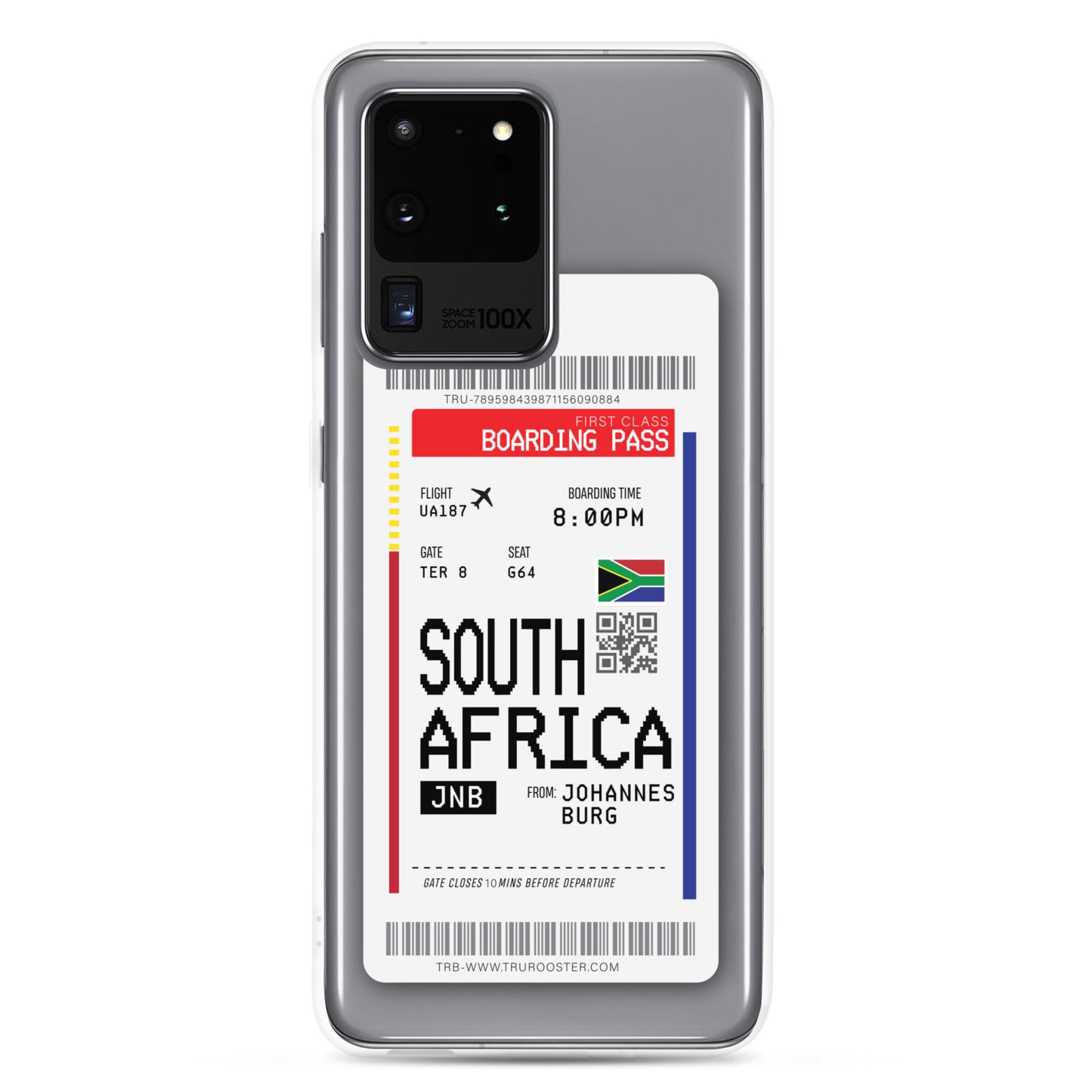 South Africa Transit Boarding pass Samsung Case