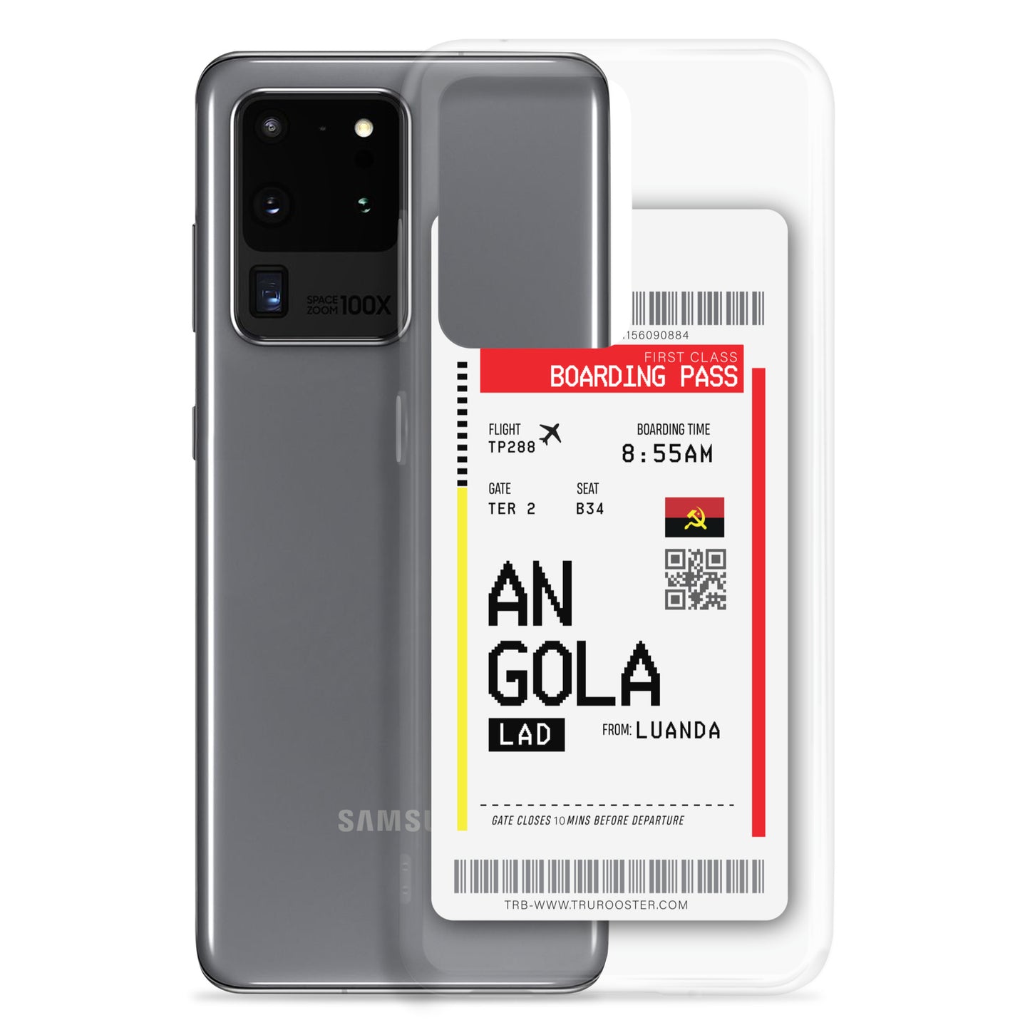 Angola Transit Boarding Pass Samsung Case