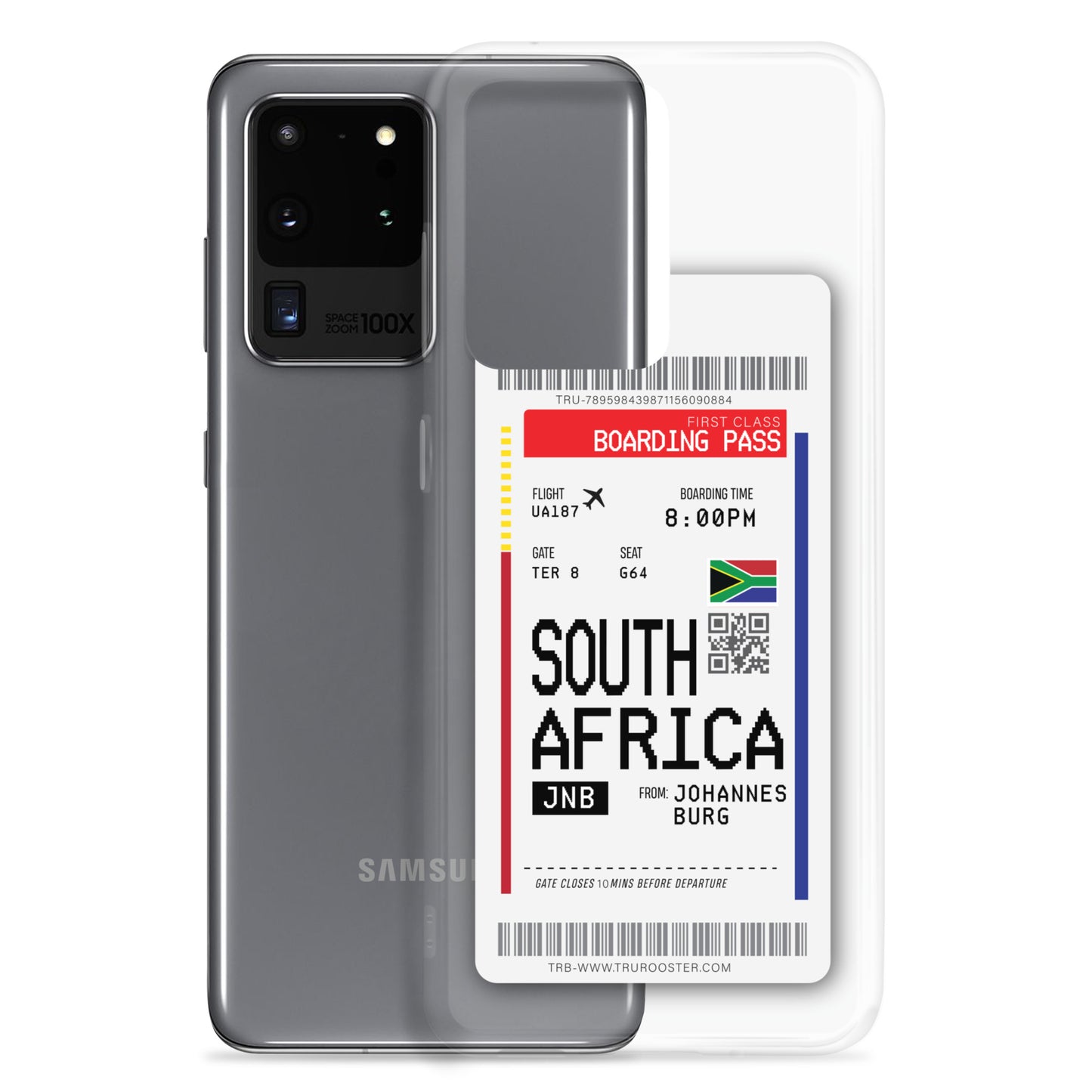 South Africa Transit Boarding pass Samsung Case