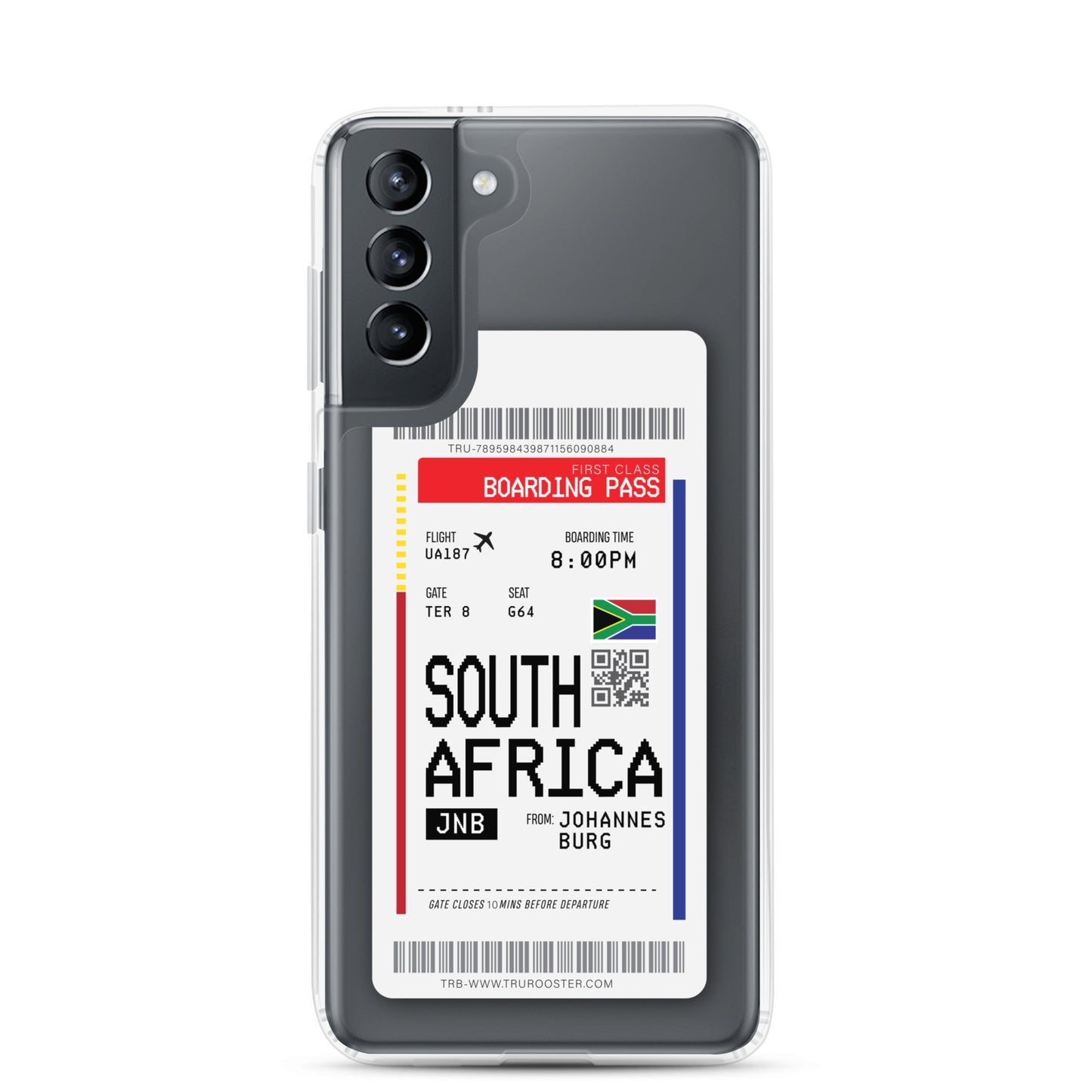 South Africa Transit Boarding pass Samsung Case