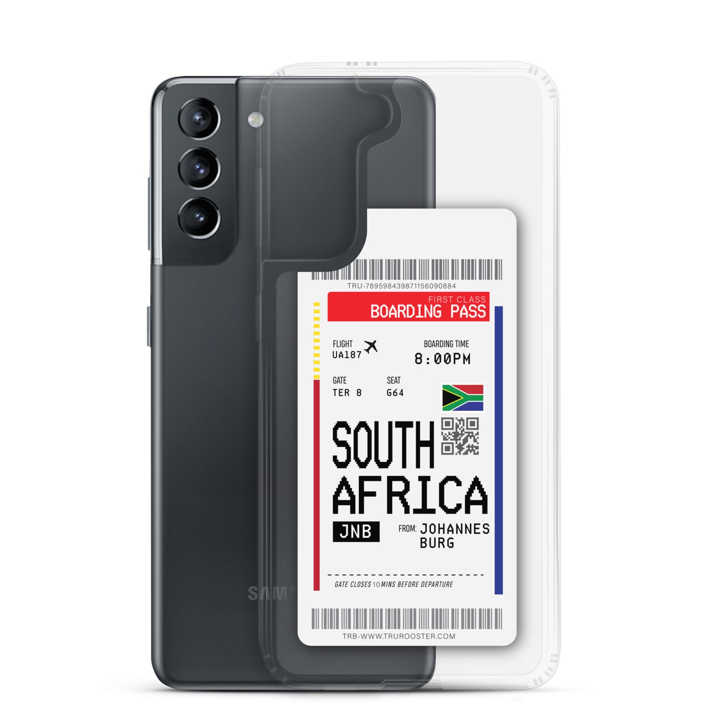 South Africa Transit Boarding pass Samsung Case