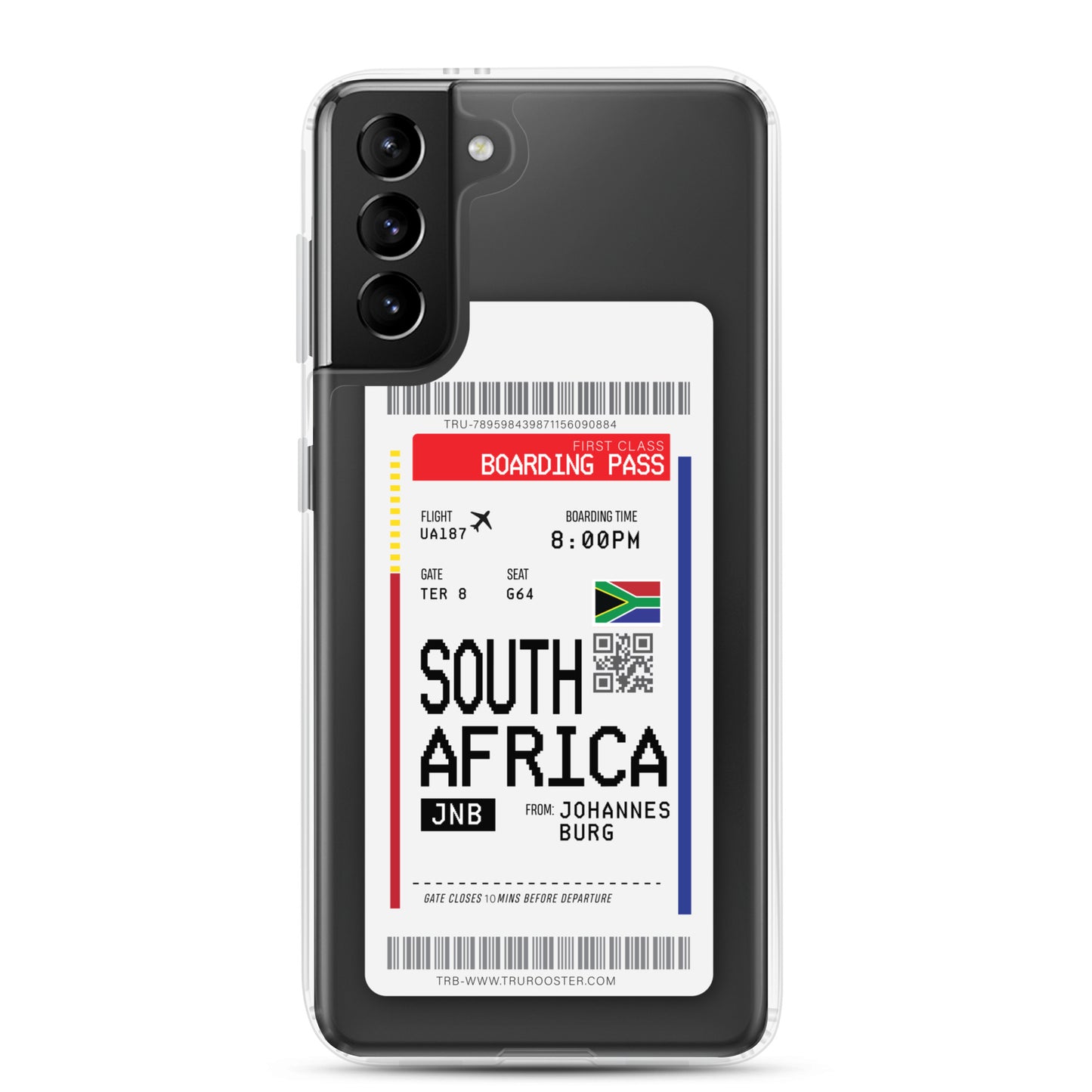South Africa Transit Boarding pass Samsung Case