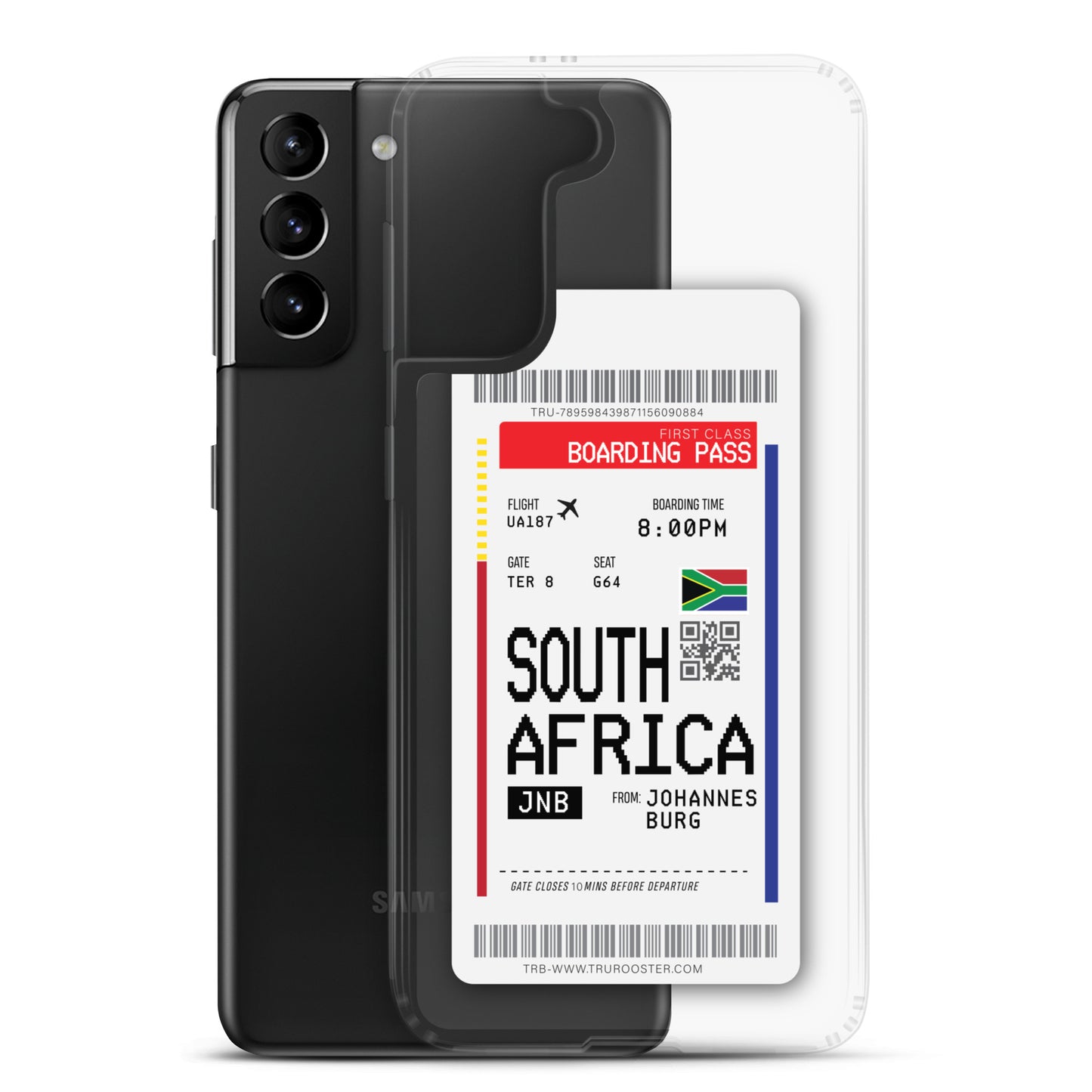 South Africa Transit Boarding pass Samsung Case