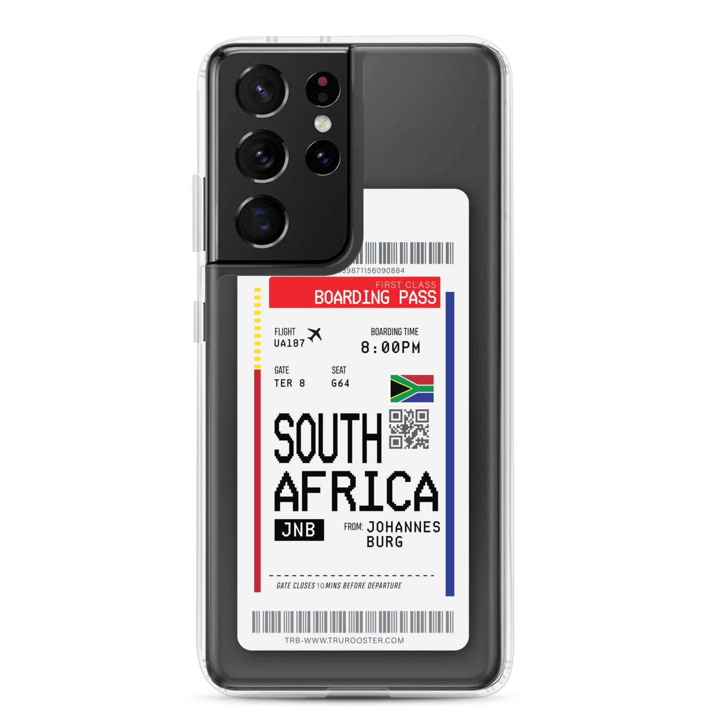 South Africa Transit Boarding pass Samsung Case