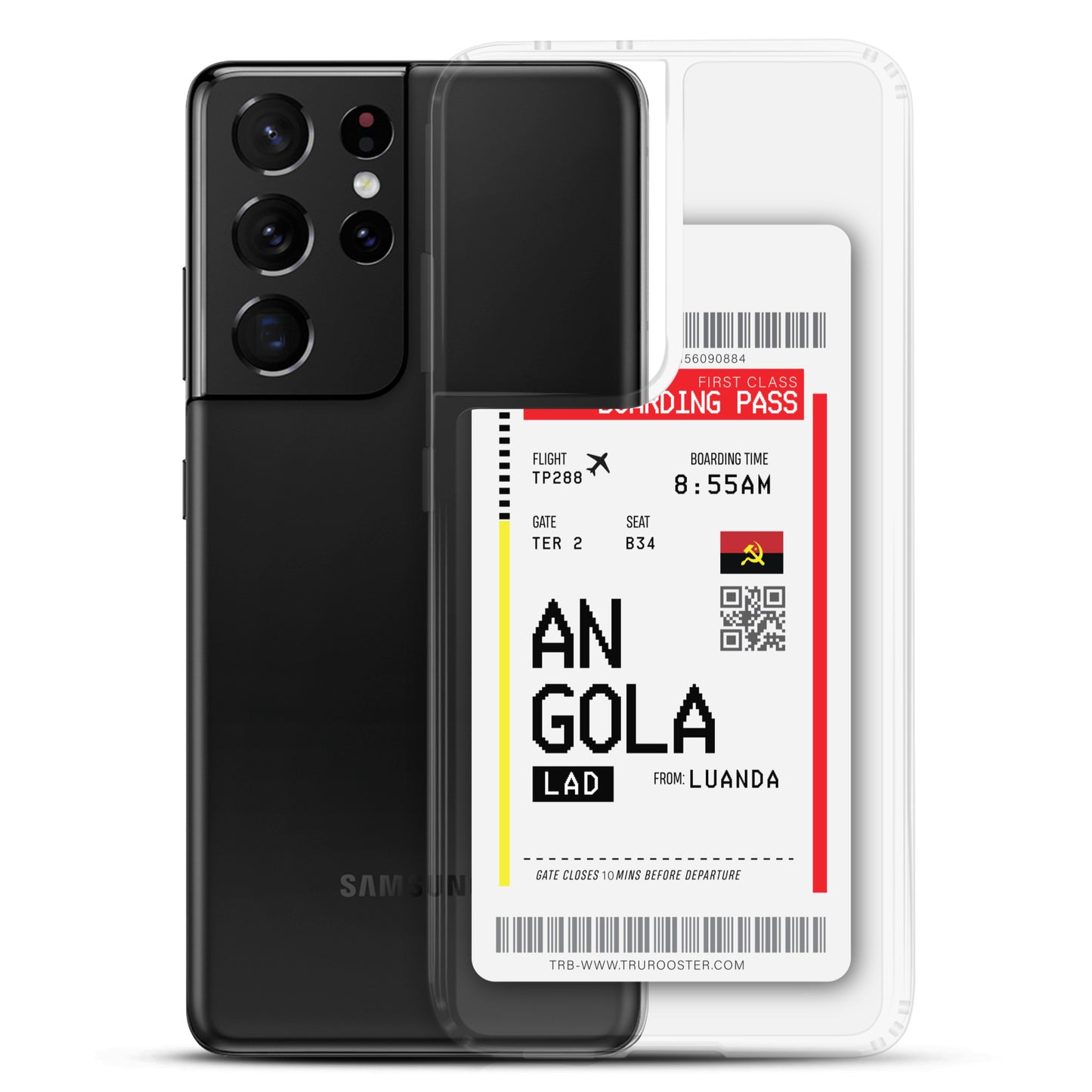 Angola Transit Boarding Pass Samsung Case