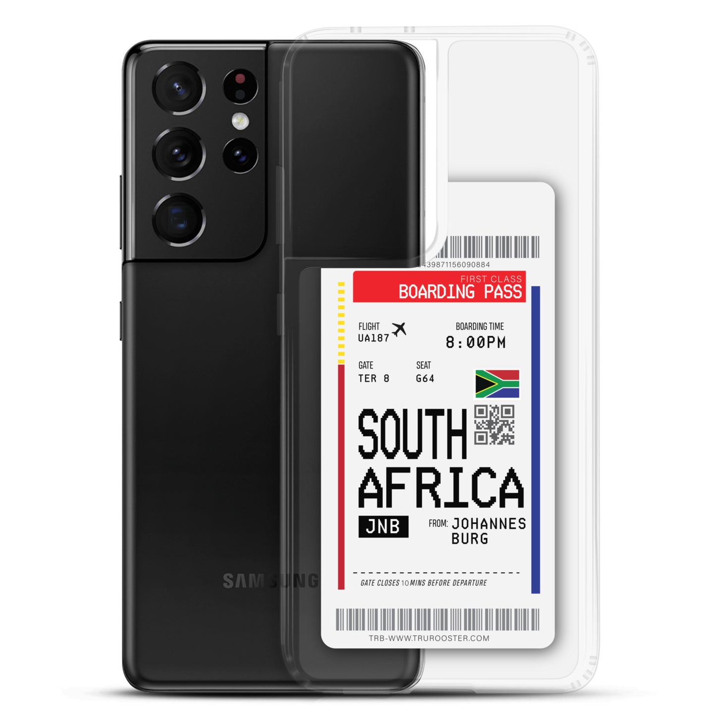 South Africa Transit Boarding pass Samsung Case