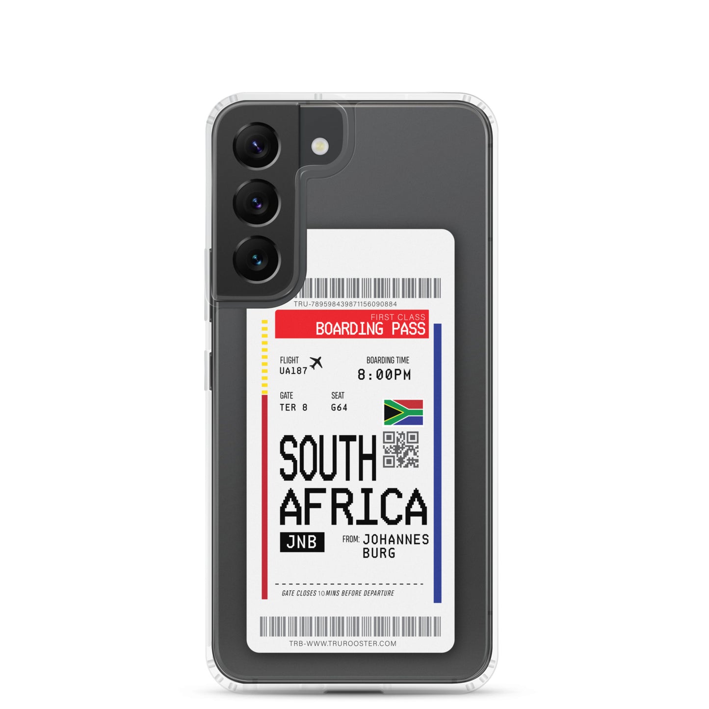South Africa Transit Boarding pass Samsung Case
