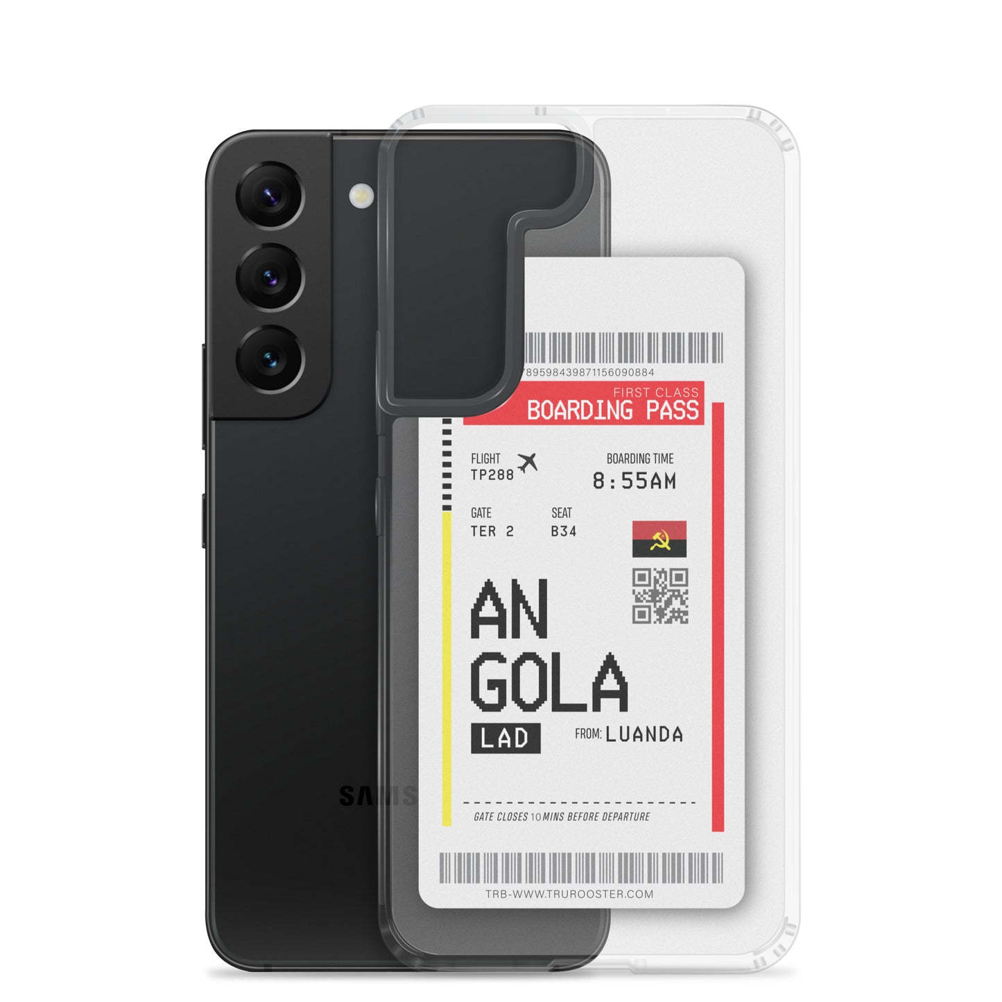 Angola Transit Boarding Pass Samsung Case
