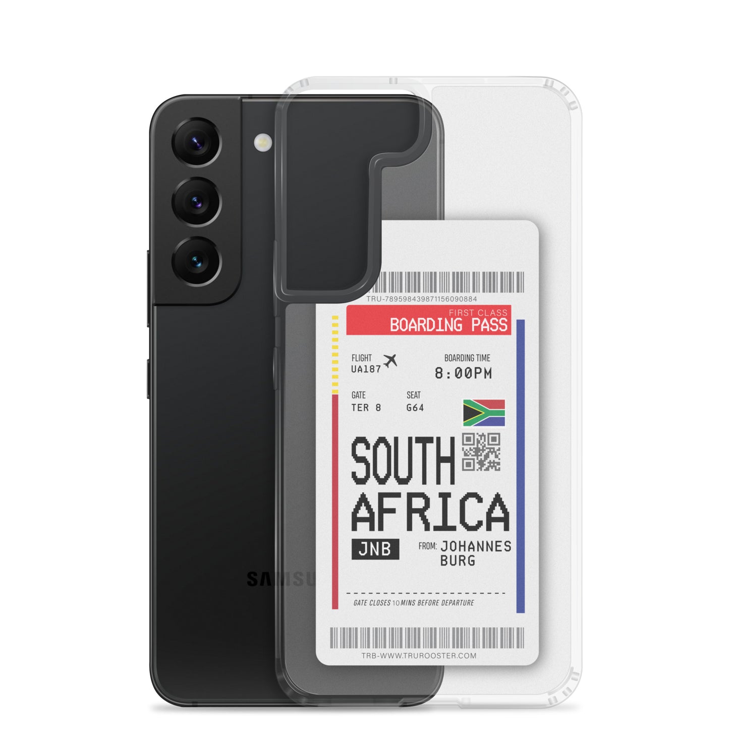South Africa Transit Boarding pass Samsung Case