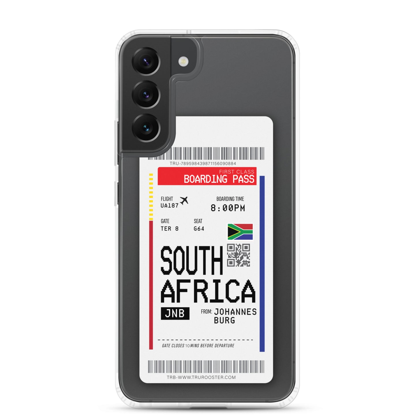 South Africa Transit Boarding pass Samsung Case