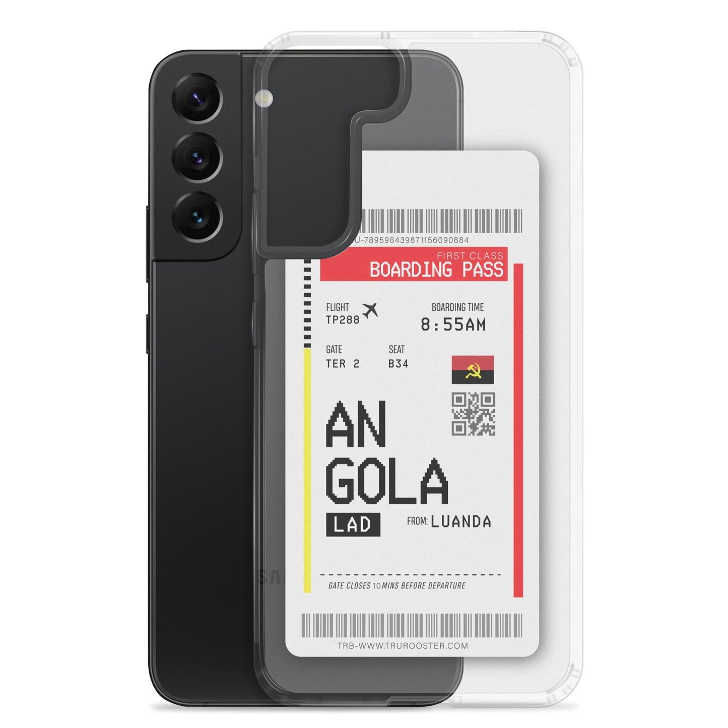 Angola Transit Boarding Pass Samsung Case