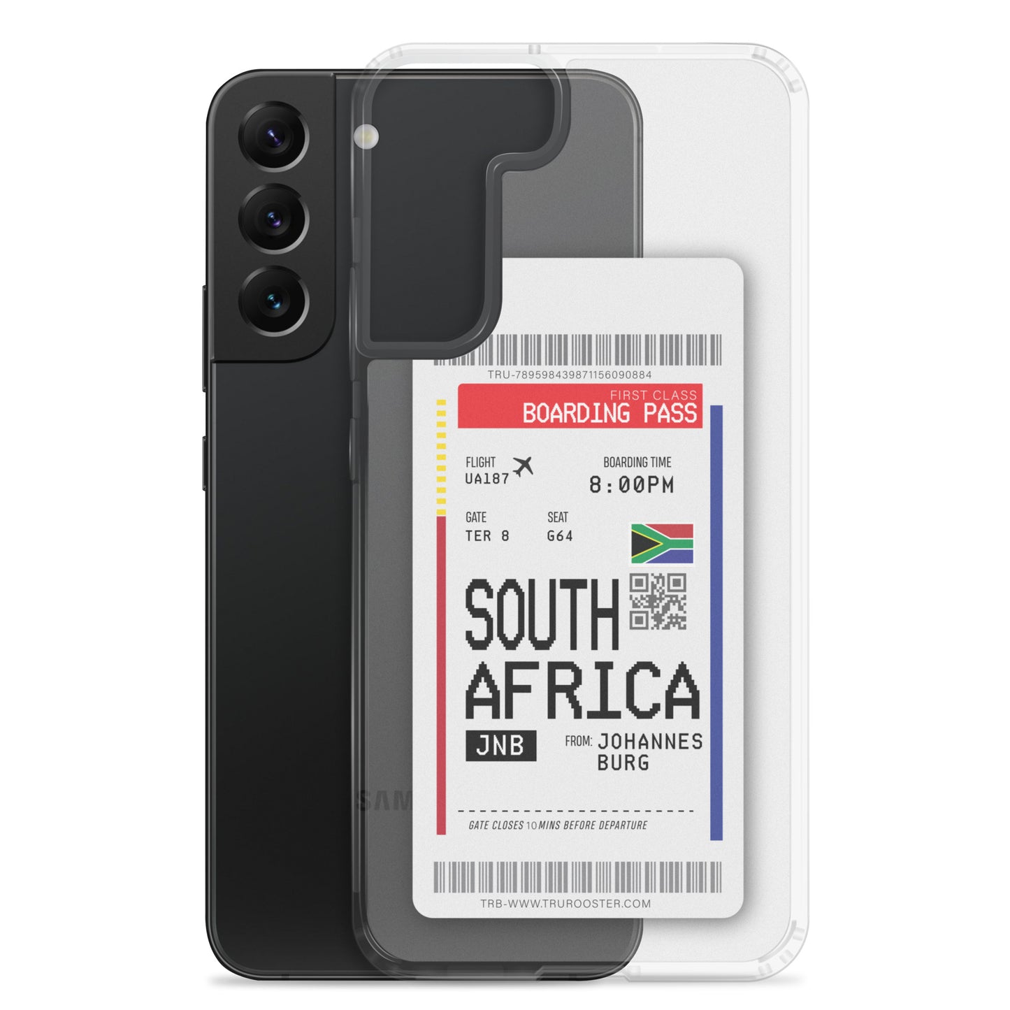 South Africa Transit Boarding pass Samsung Case
