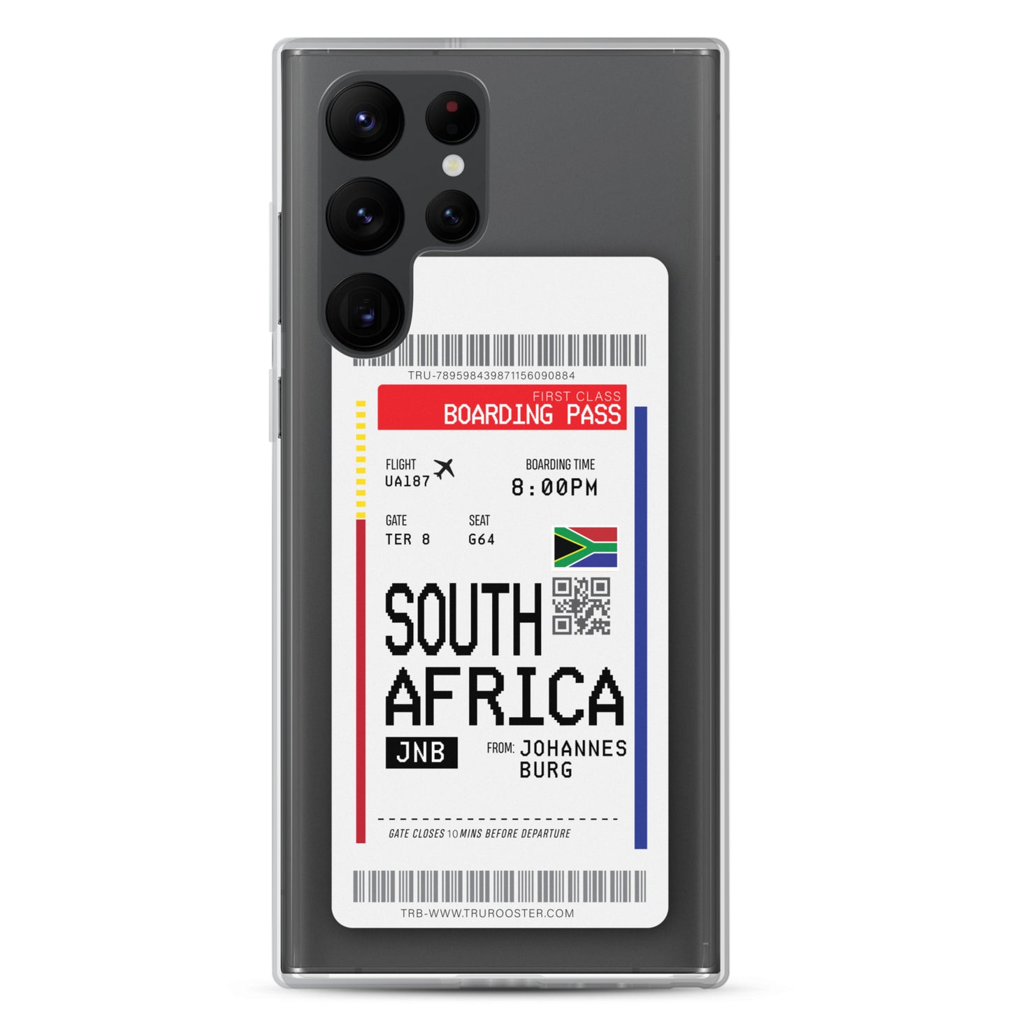 South Africa Transit Boarding pass Samsung Case