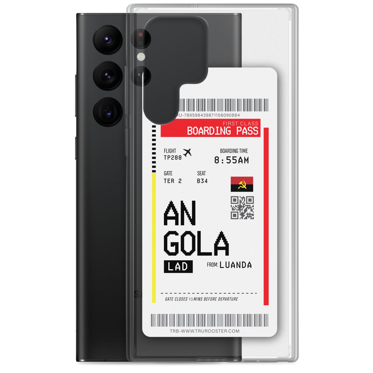 Angola Transit Boarding Pass Samsung Case