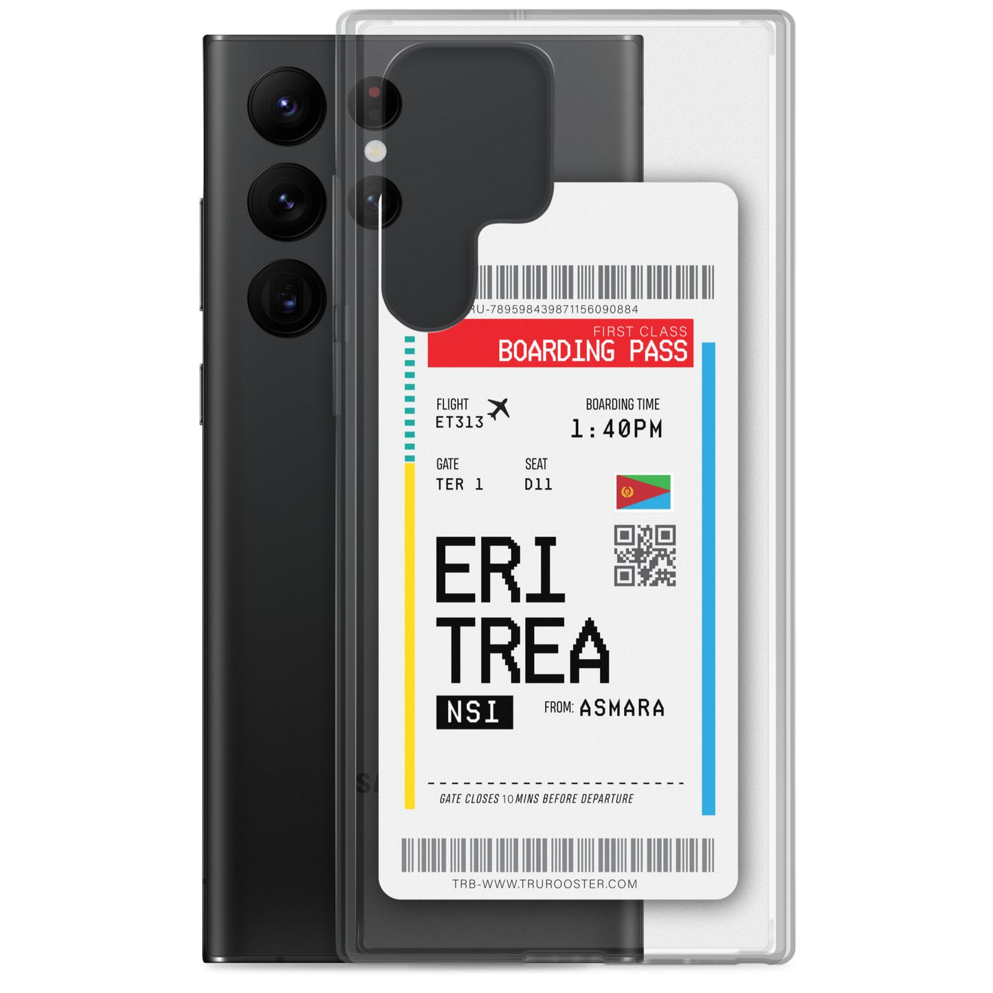Eritrea Transit Boarding Pass Samsung Case
