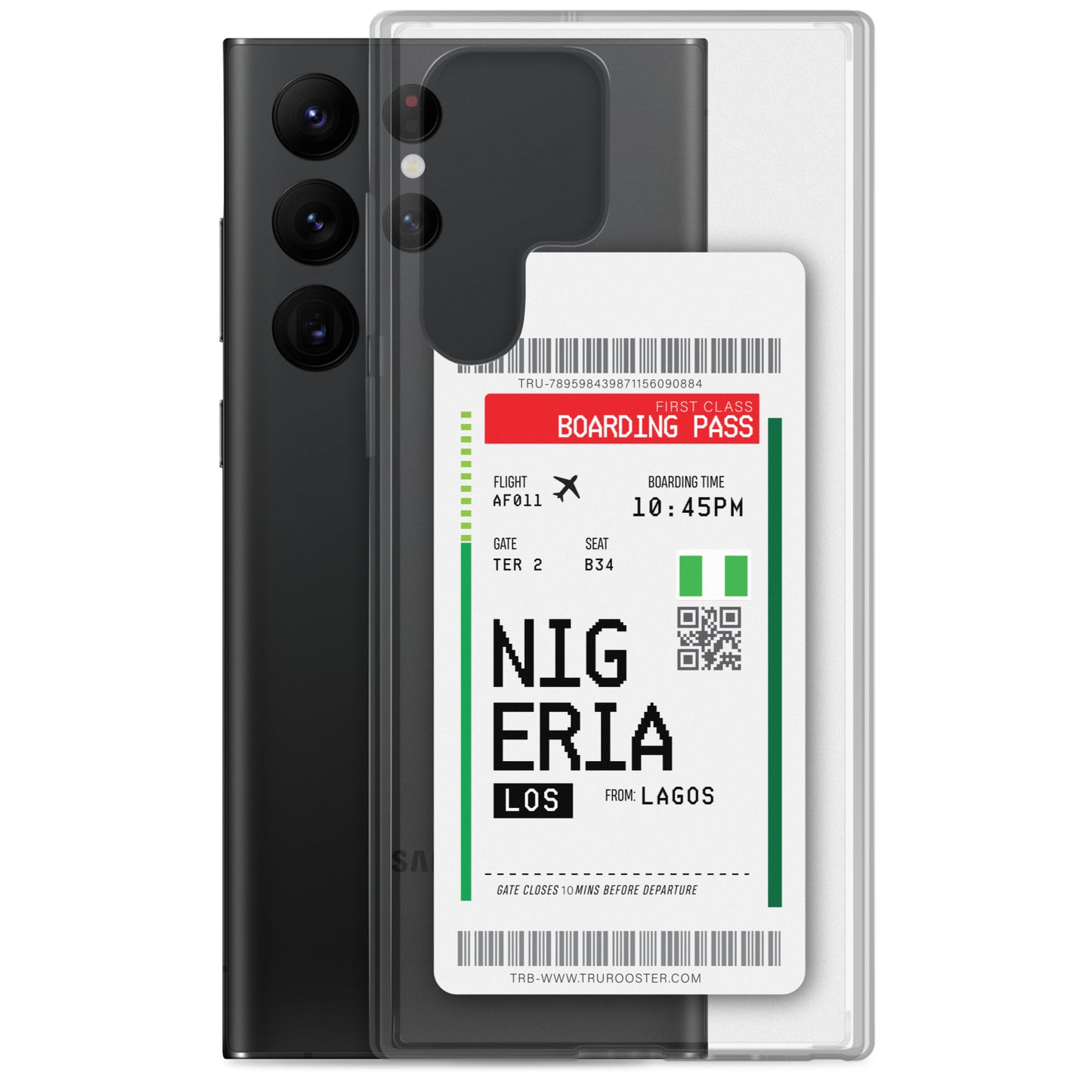 Nigeria Transit Boarding Pass Samsung Case