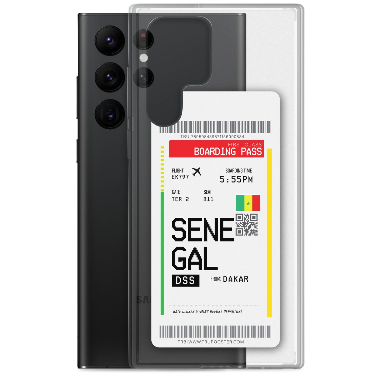 Senegal Transit Boarding pass Samsung Case