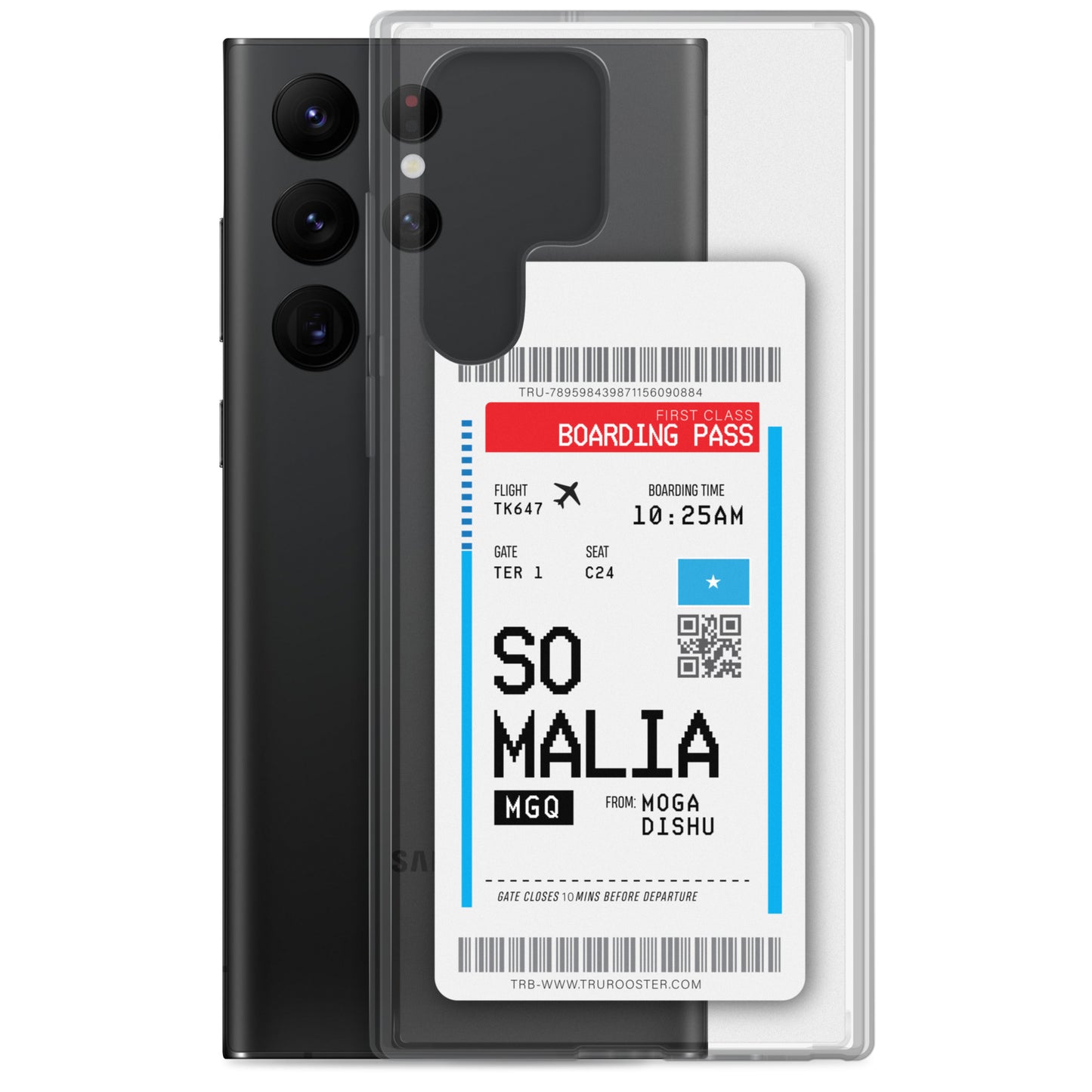 Somalia Transit Boarding pass Samsung Case