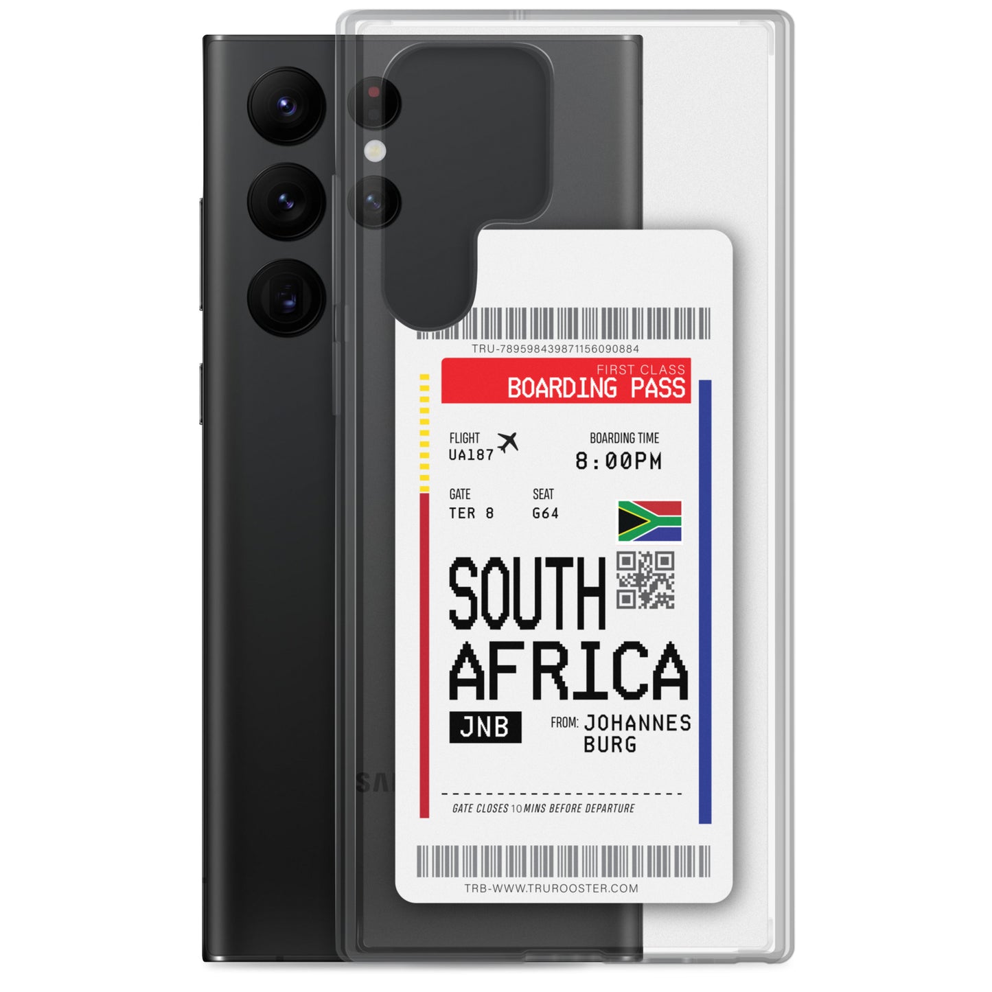 South Africa Transit Boarding pass Samsung Case