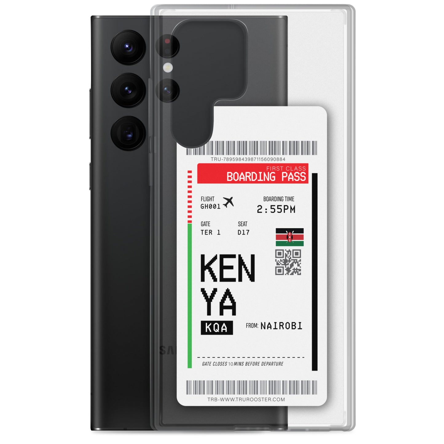 Kenya Transit Boarding pass Samsung Case