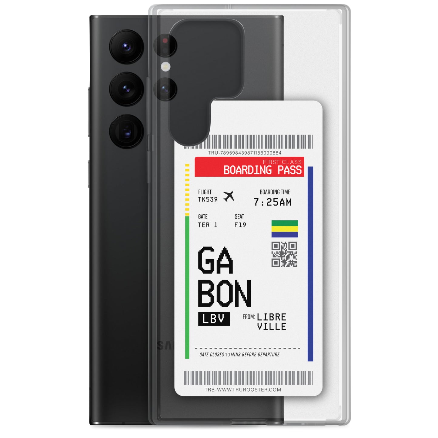 Gabon Transit Boarding pass Samsung Case
