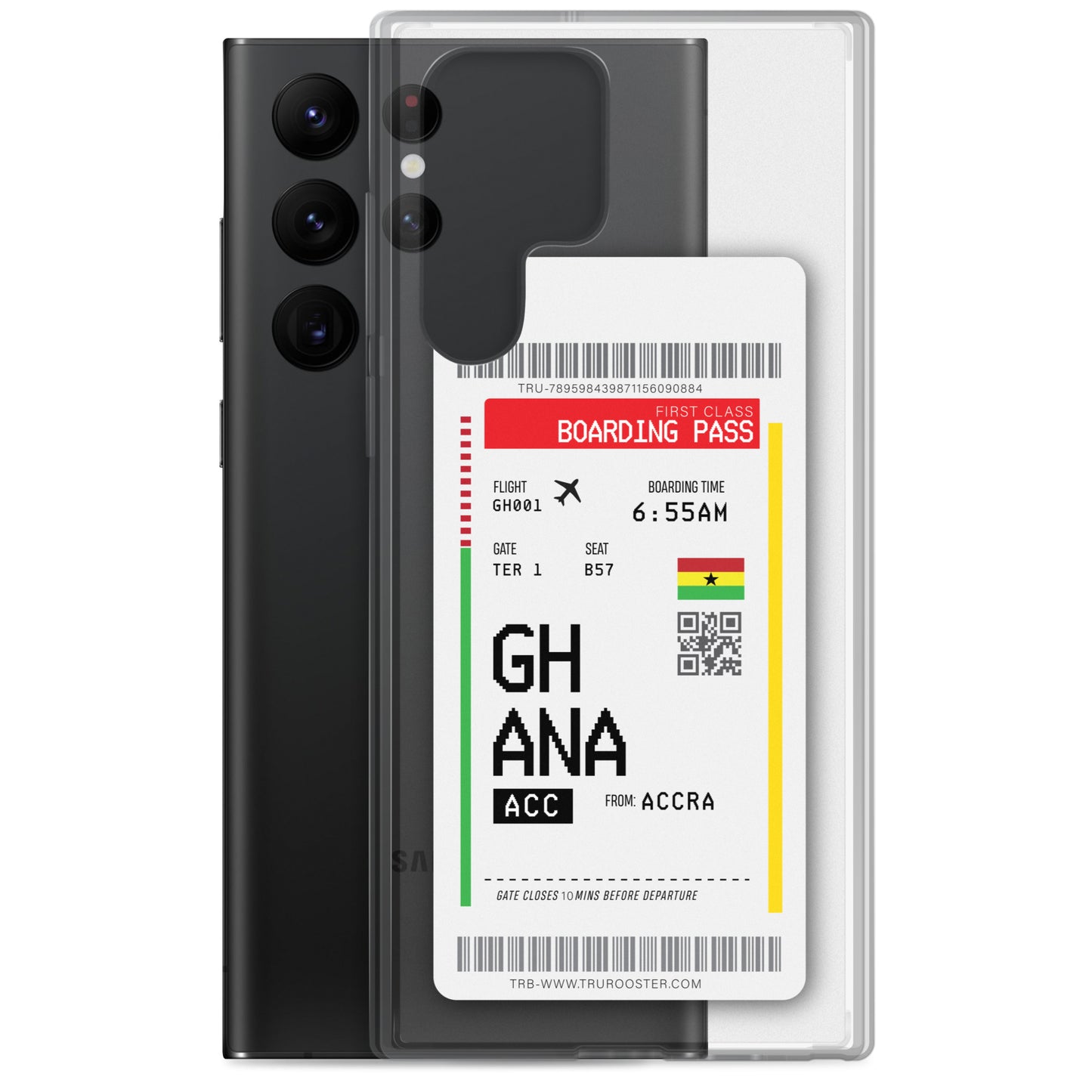 Ghana Transit Boarding passSamsung Case