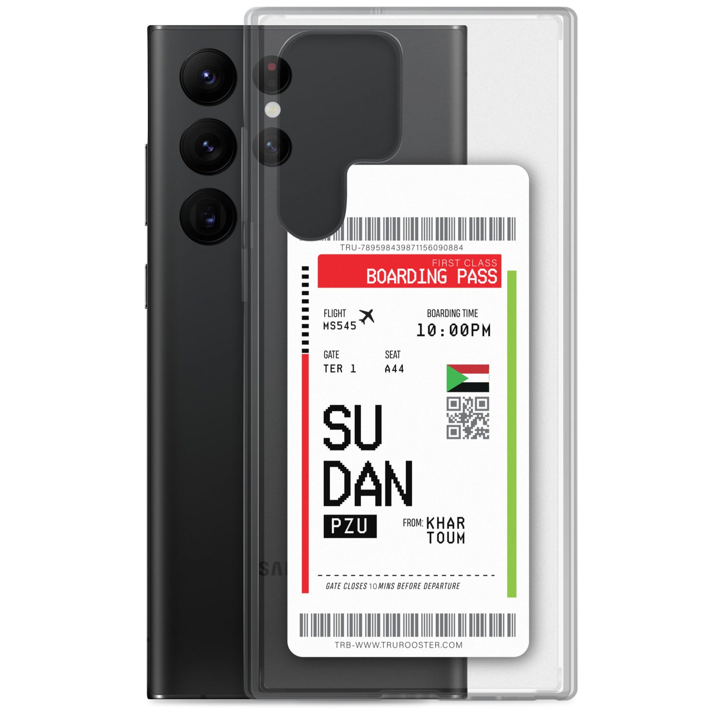 Sudan Transit Boarding Pass Samsung Case