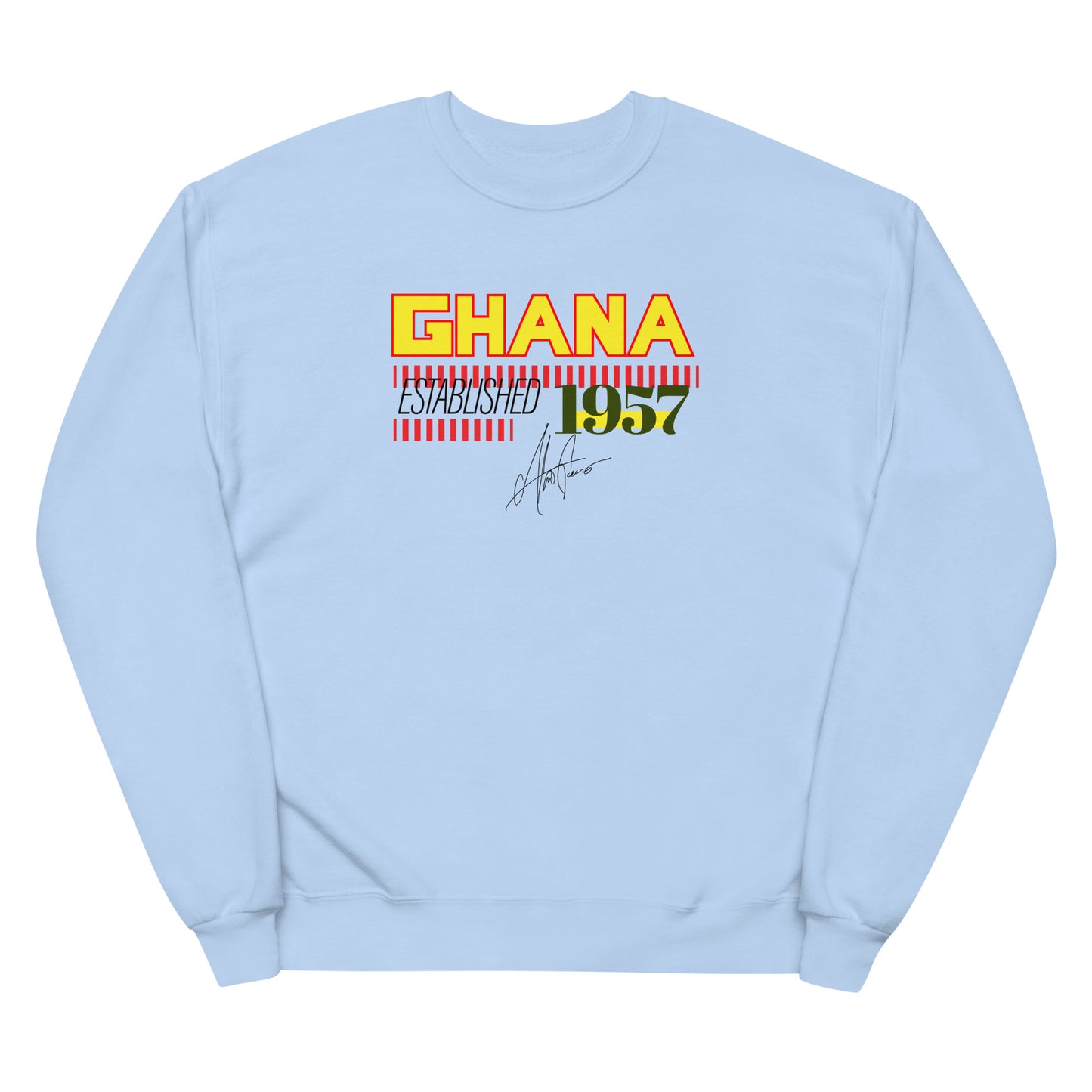 Ghana 1957 Graphic Unisex fleece sweatshirt
