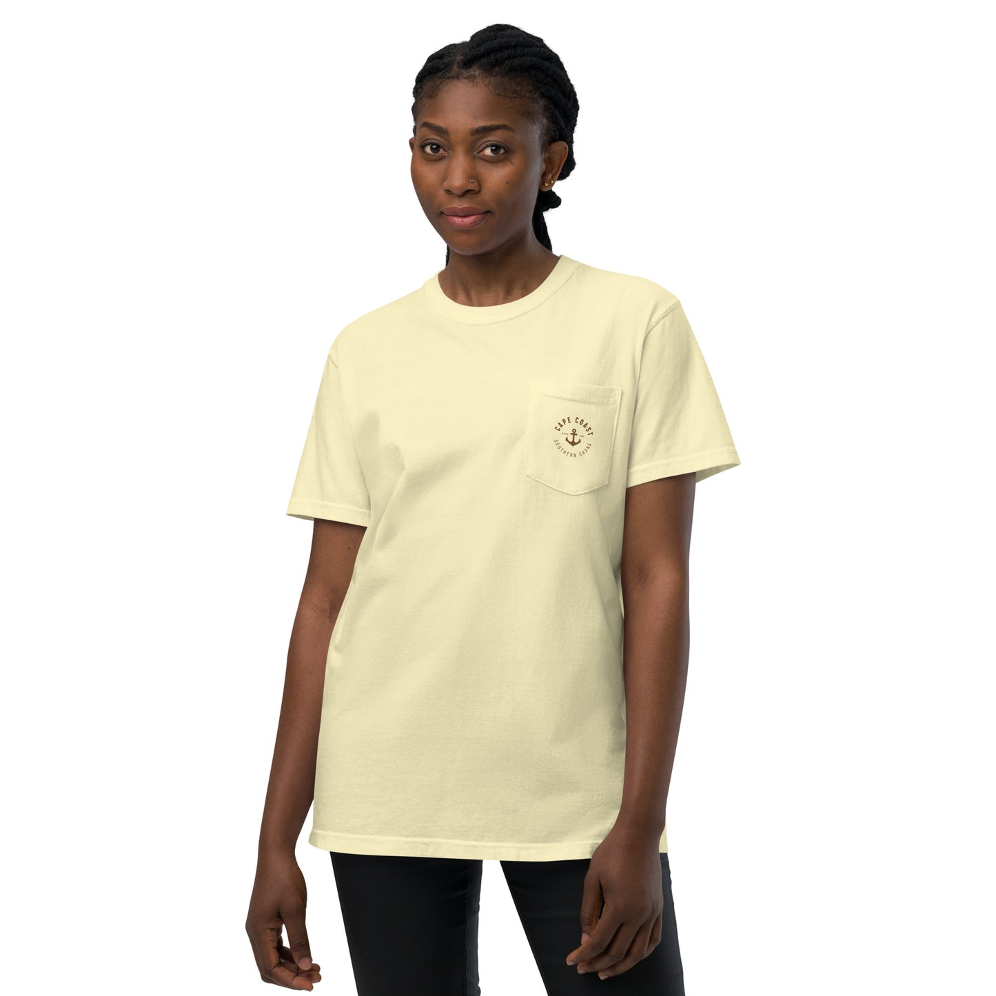 Garment Dyed Pocket T Shirt