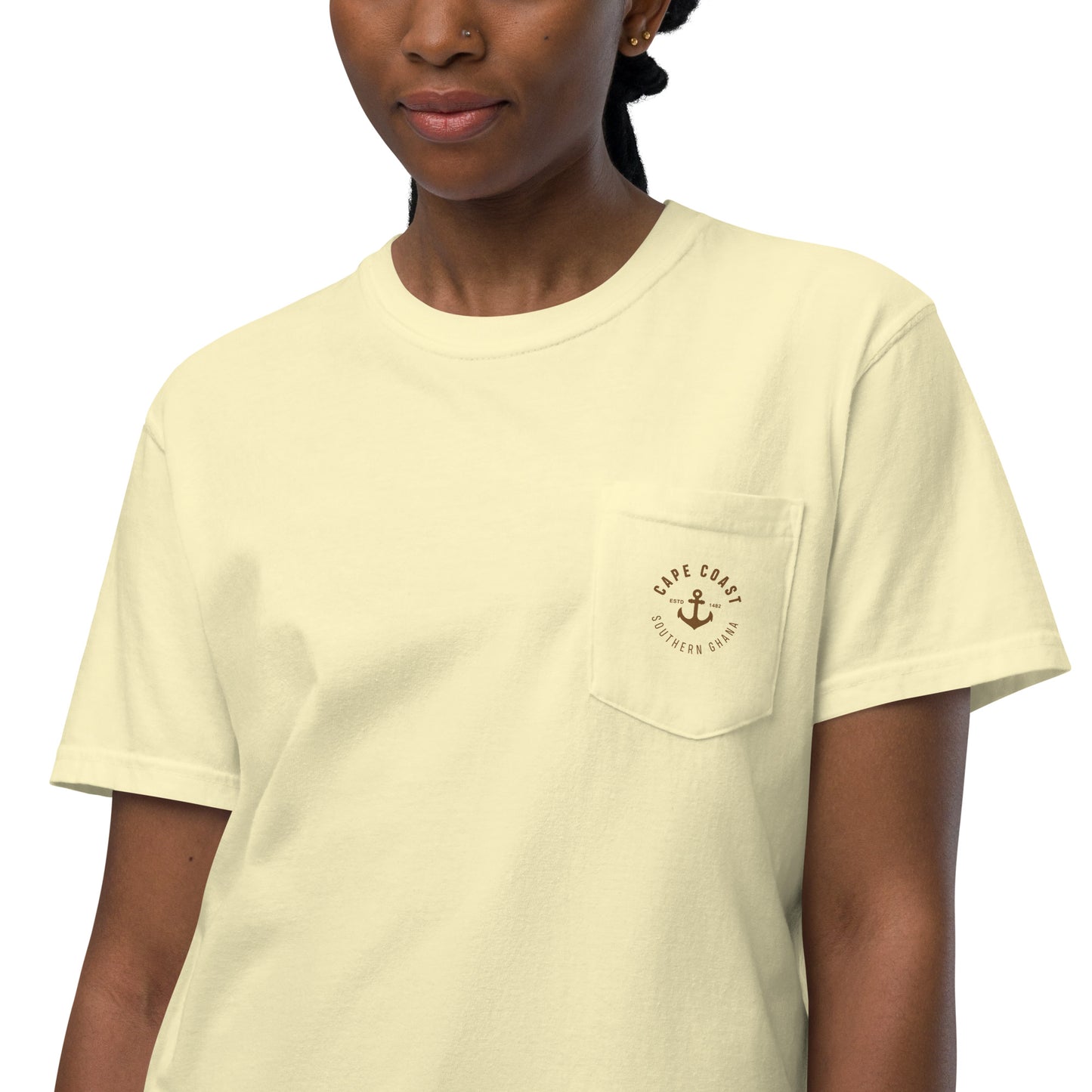 Garment Dyed Pocket T Shirt